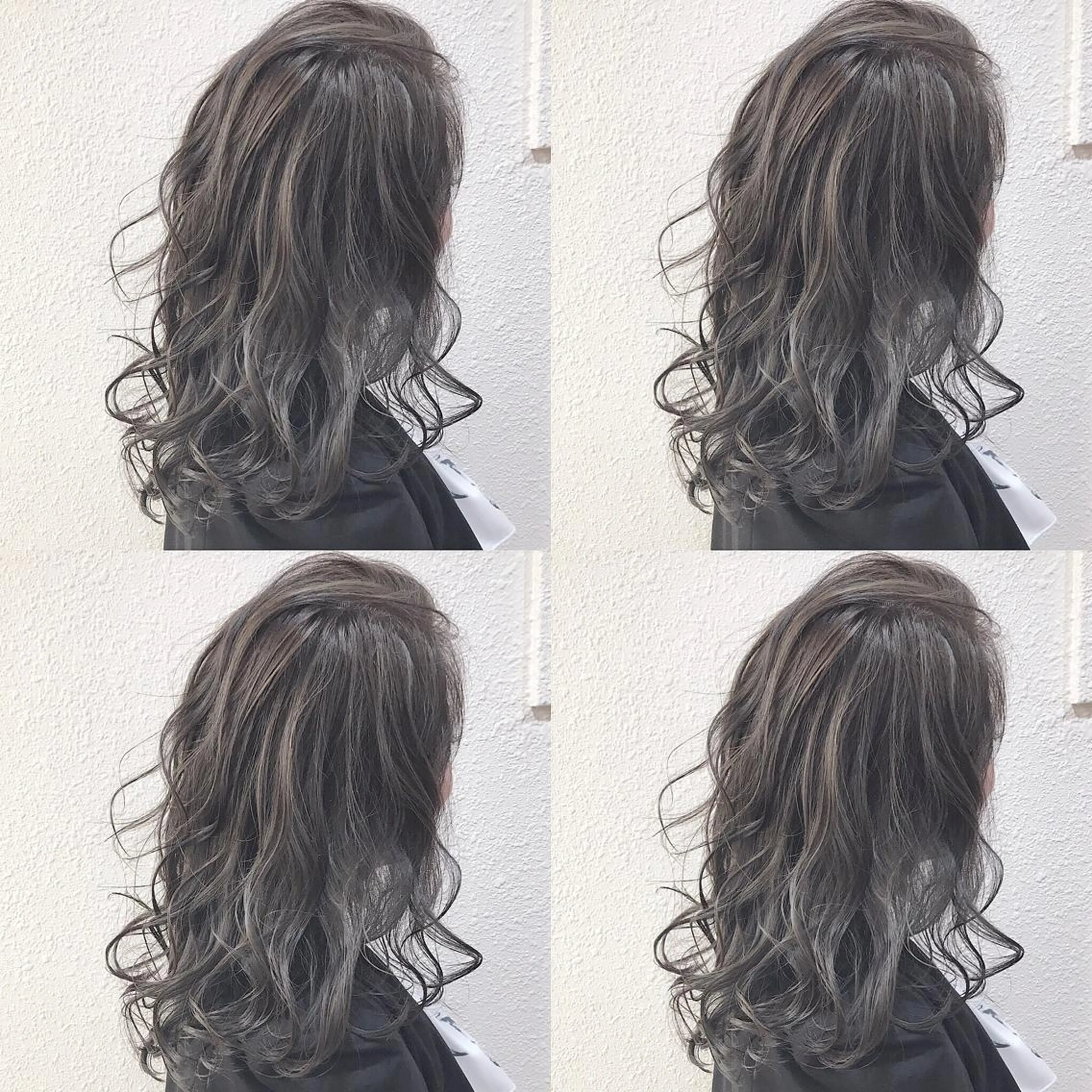 セミロング カラー グレージュ ハイライトカラー ハイライト HIRO. ★のヘアスタイル