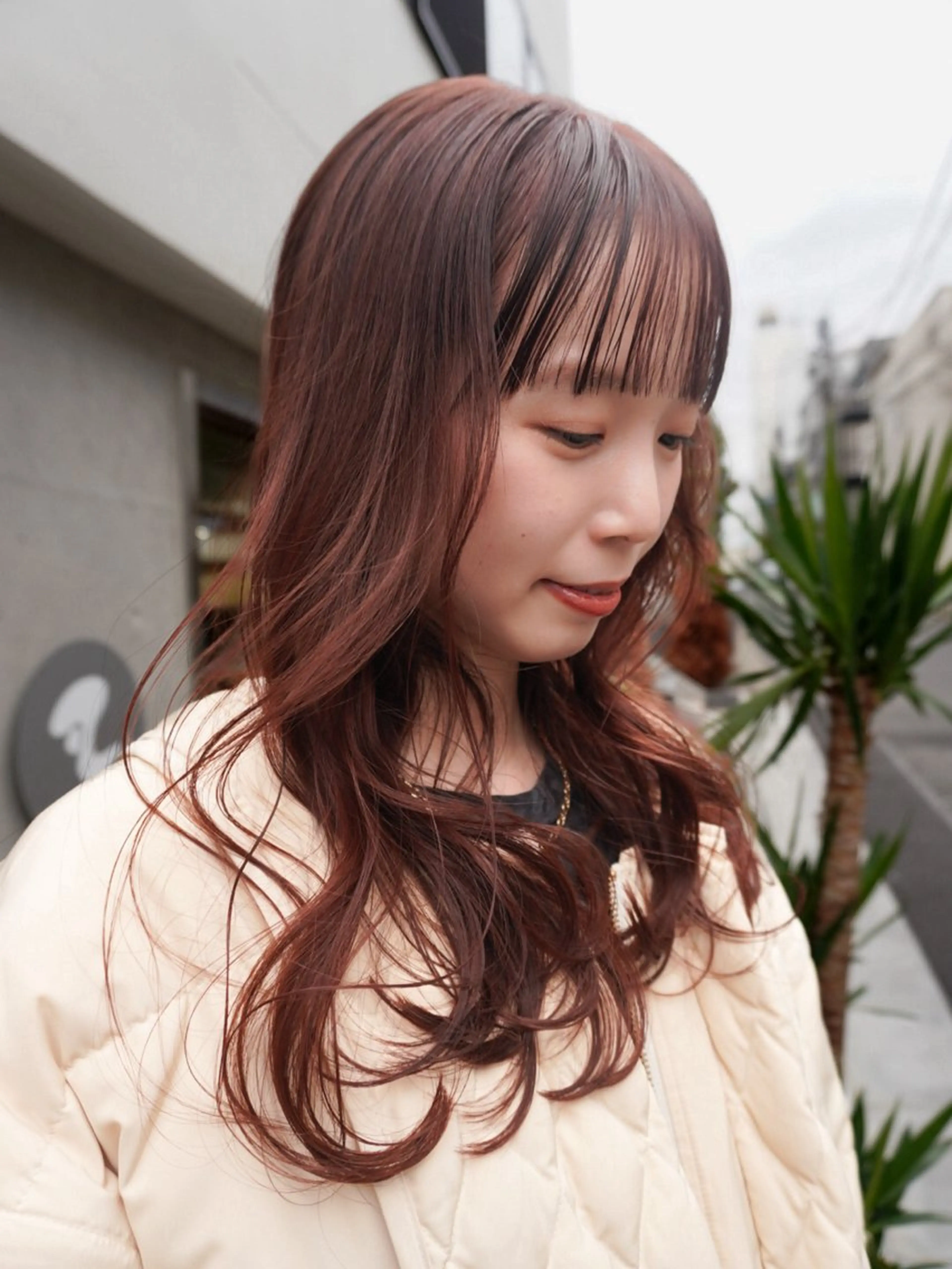 ミディアム ミディアムパーマ alu/心斎橋大阪 ボブ/ブリーチなしのヘアスタイル