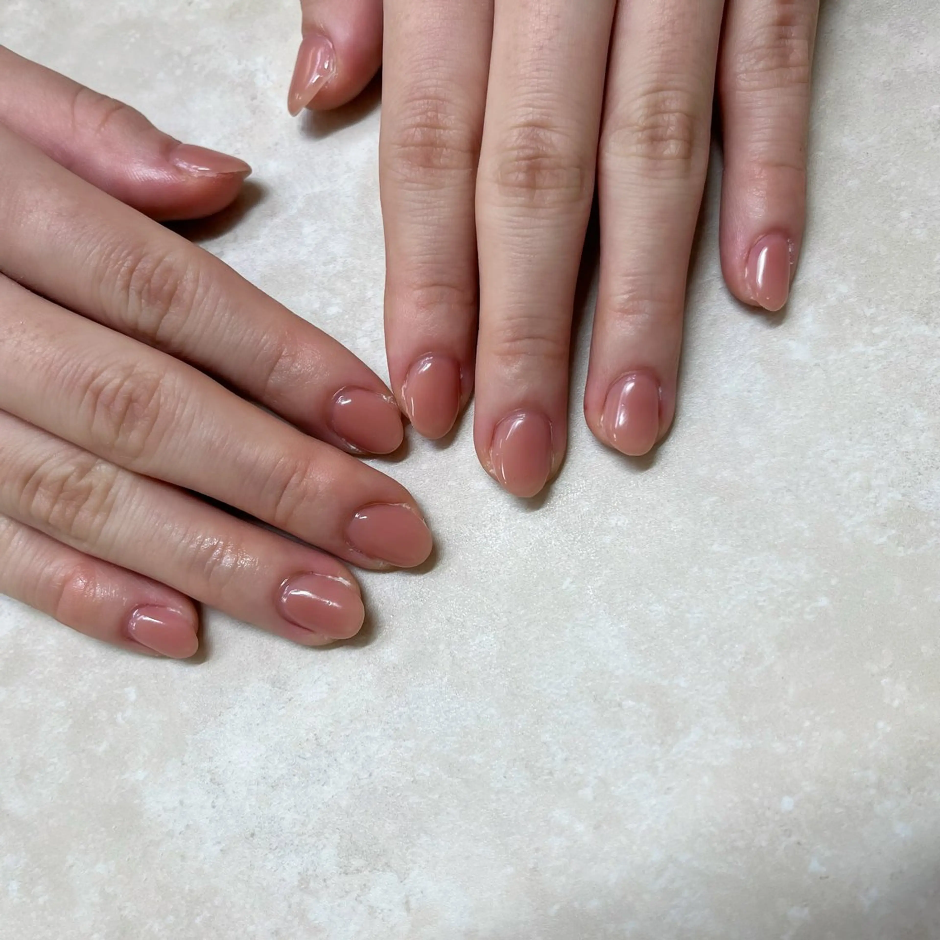 ネイル ワンカラーネイル 林 夏萌のネイルデザイン