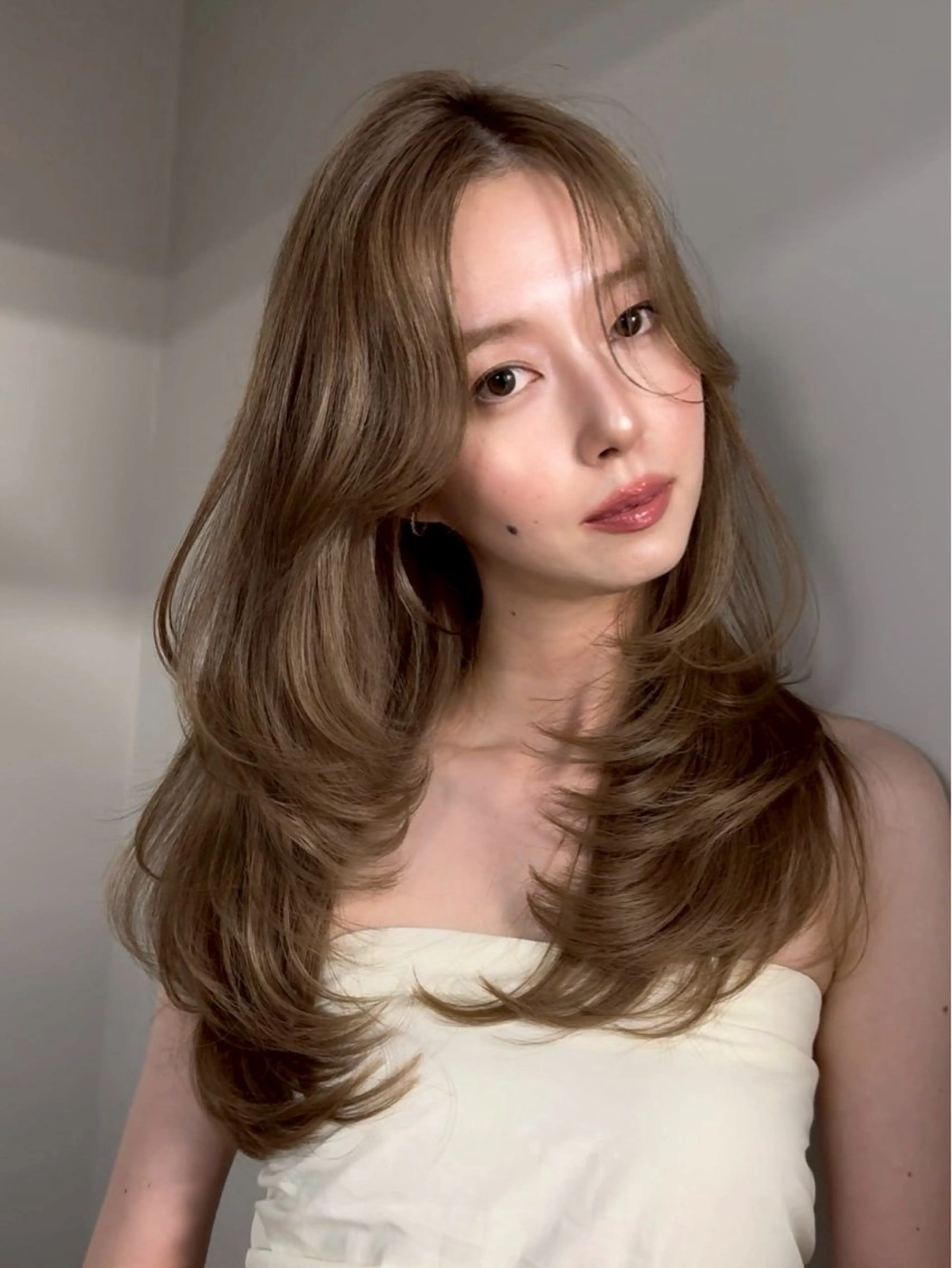 ロング カラー ヘアアレンジ 表参道/レイヤー カット/ryoのヘアスタイル