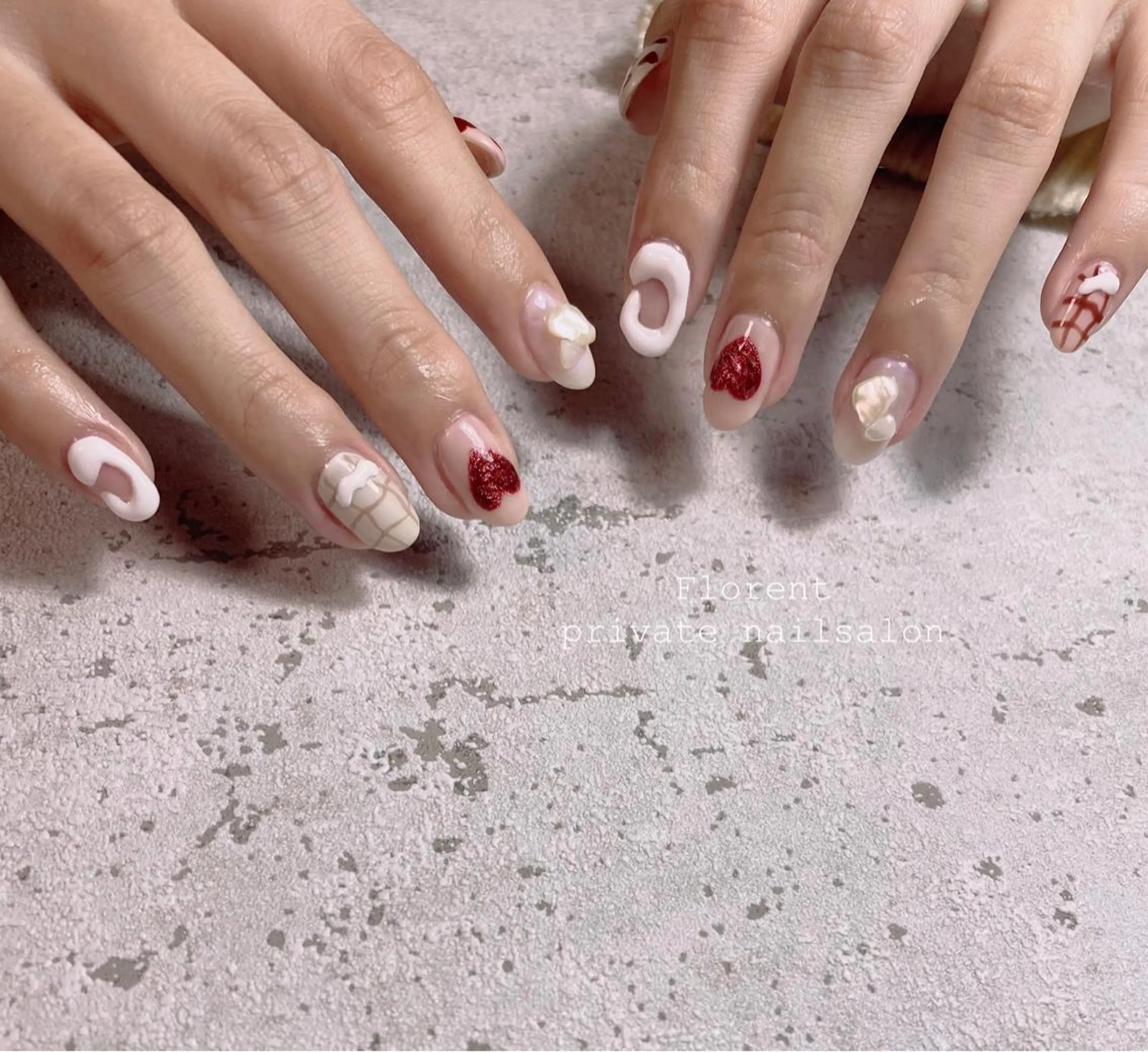 ネイル ハンドネイル florent nailのネイルデザイン