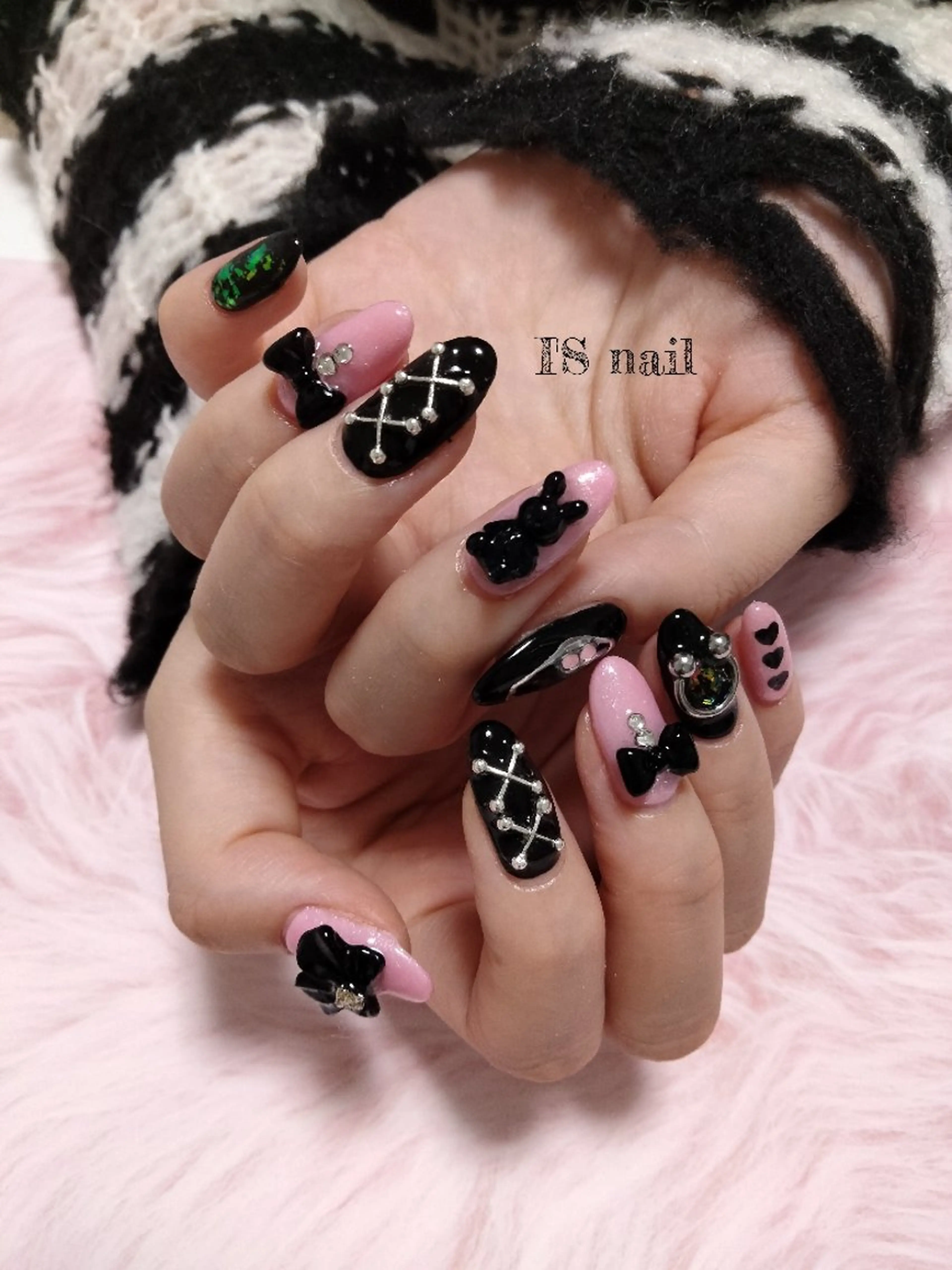 ネイル 持ち込み ハンドネイル I'S nail 佐野のネイルデザイン