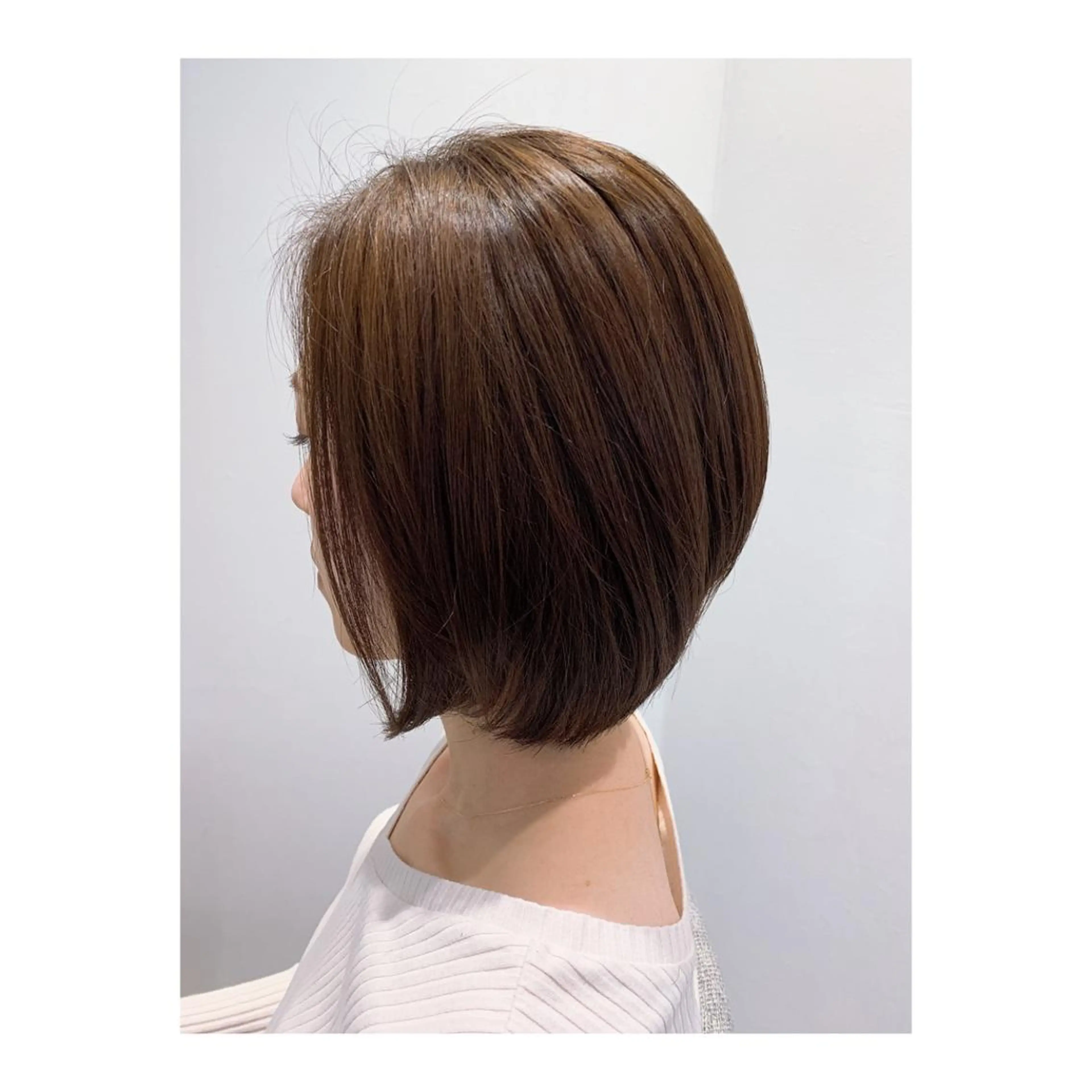 ミディアム 【髪質改善特化】 新宿/縮毛矯正/セラのヘアスタイル