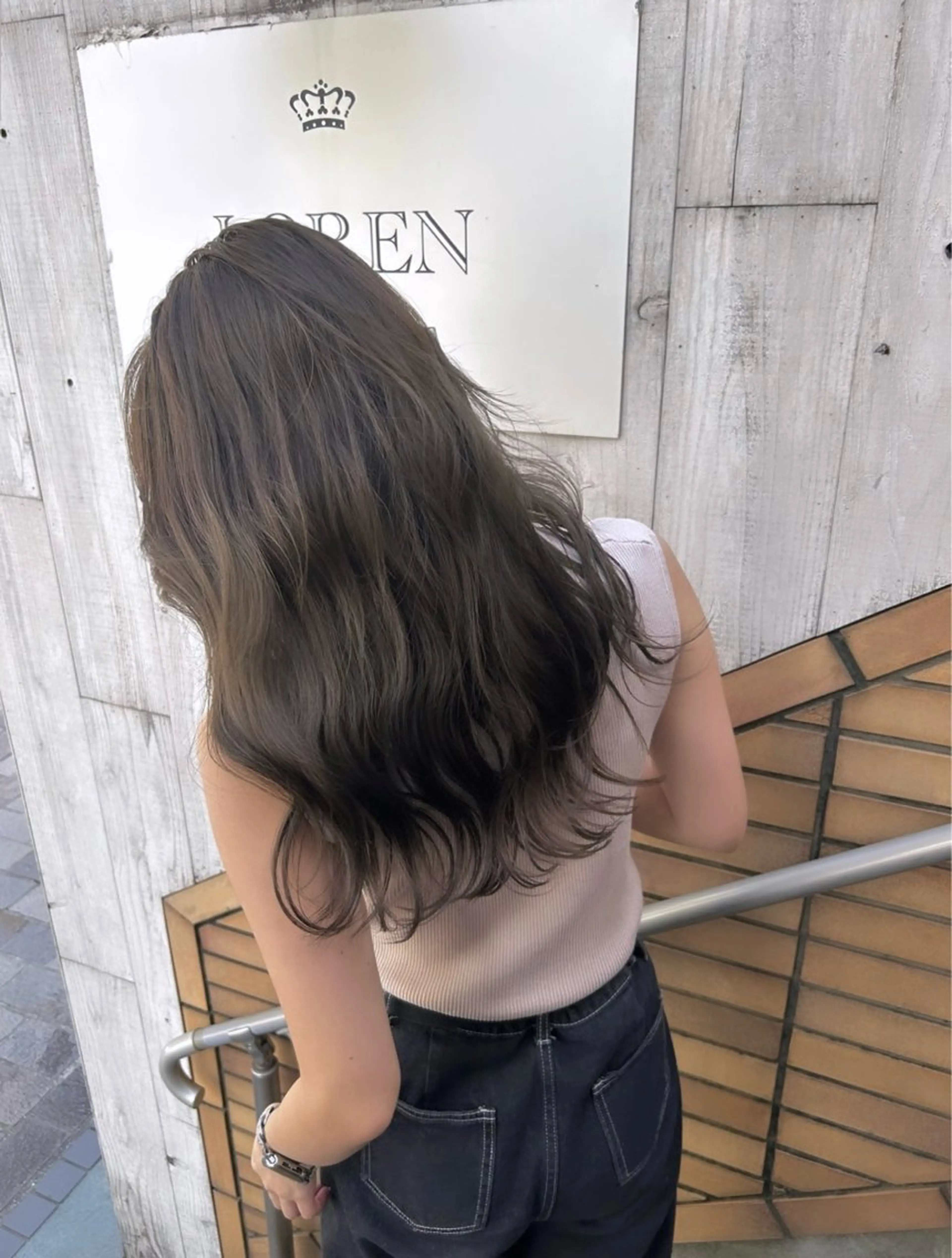 ロング カラー カット ヘアカラー トリートメント LOREN    jiyugaoka所属・山本美月💖艶カラー 🦭暖色カラー💖のヘアスタイル