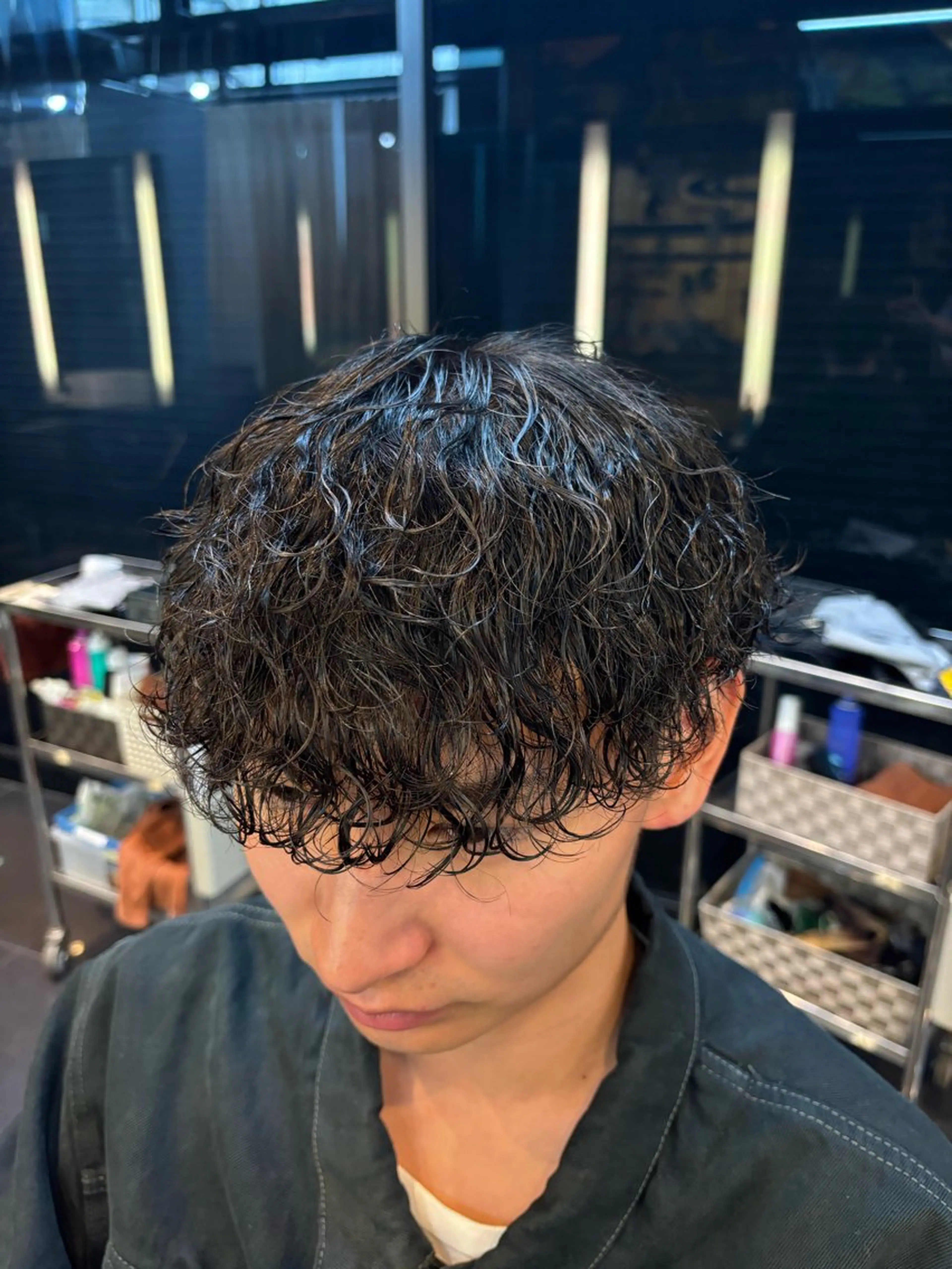 パーマ メンズ 【メンズ限定】原 唯登のヘアスタイル