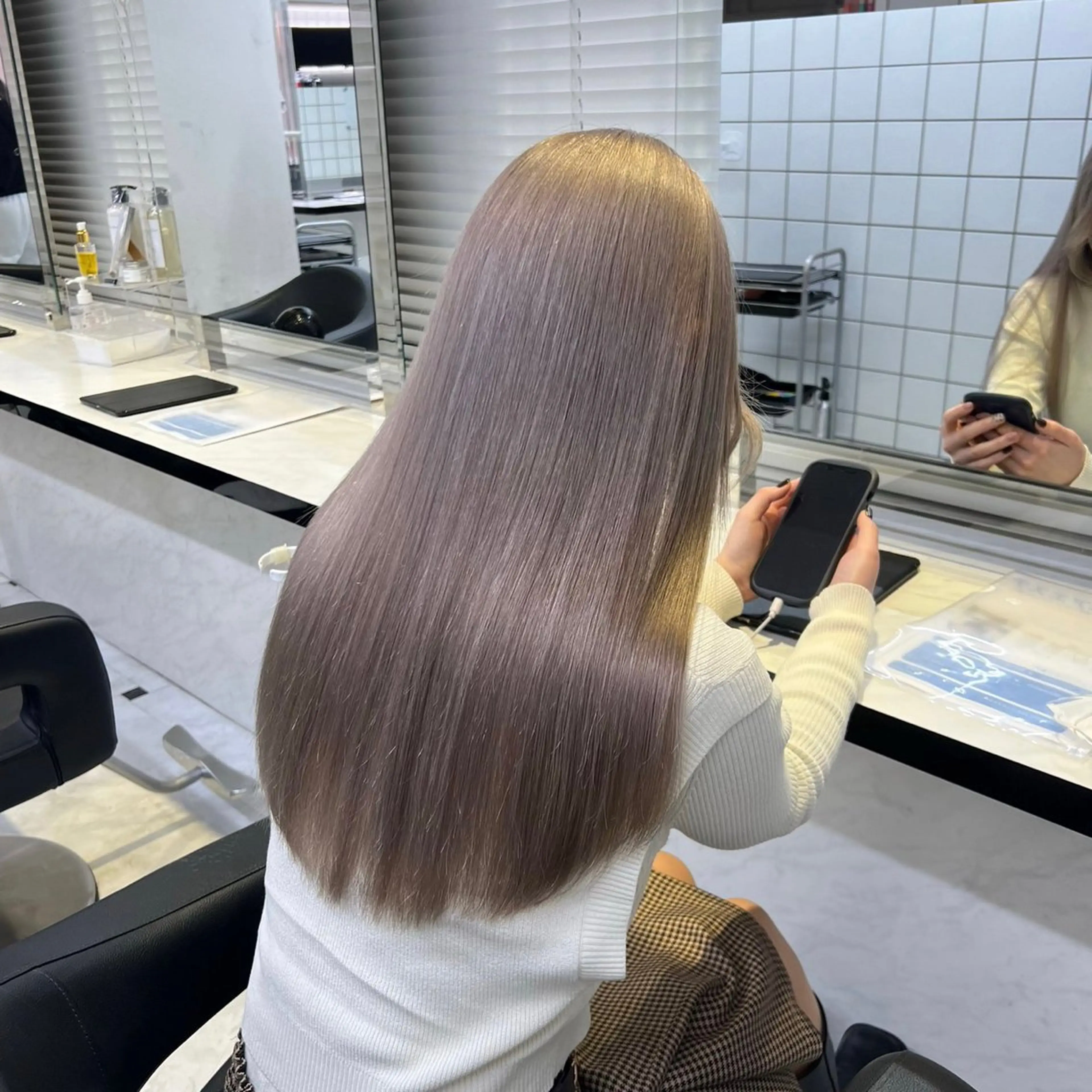 カラー ヘアカラー 愛され暖色♥️モテ 艶髪♥️りなのヘアスタイル