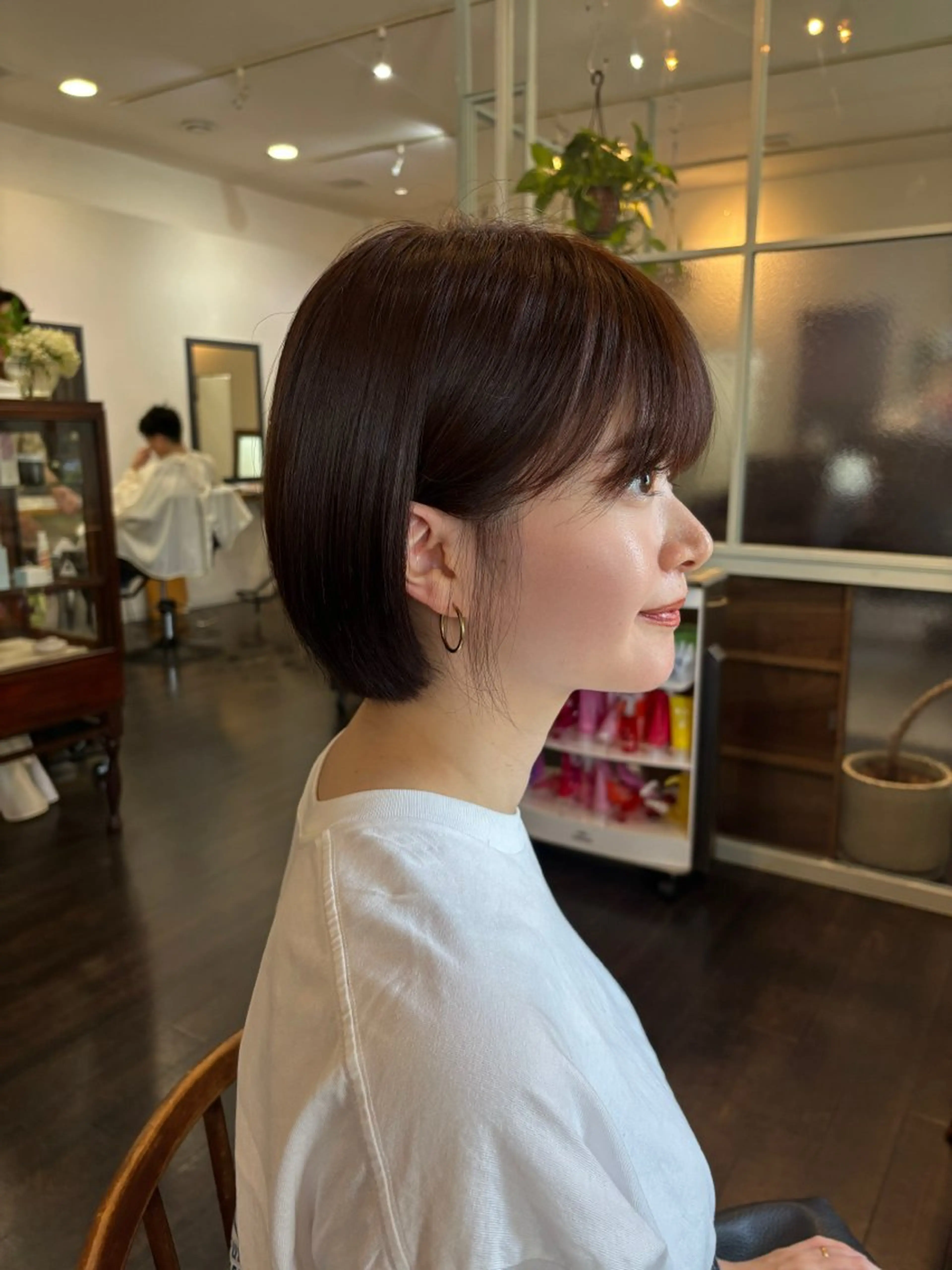 ショート カット 三國 栞音のヘアスタイル