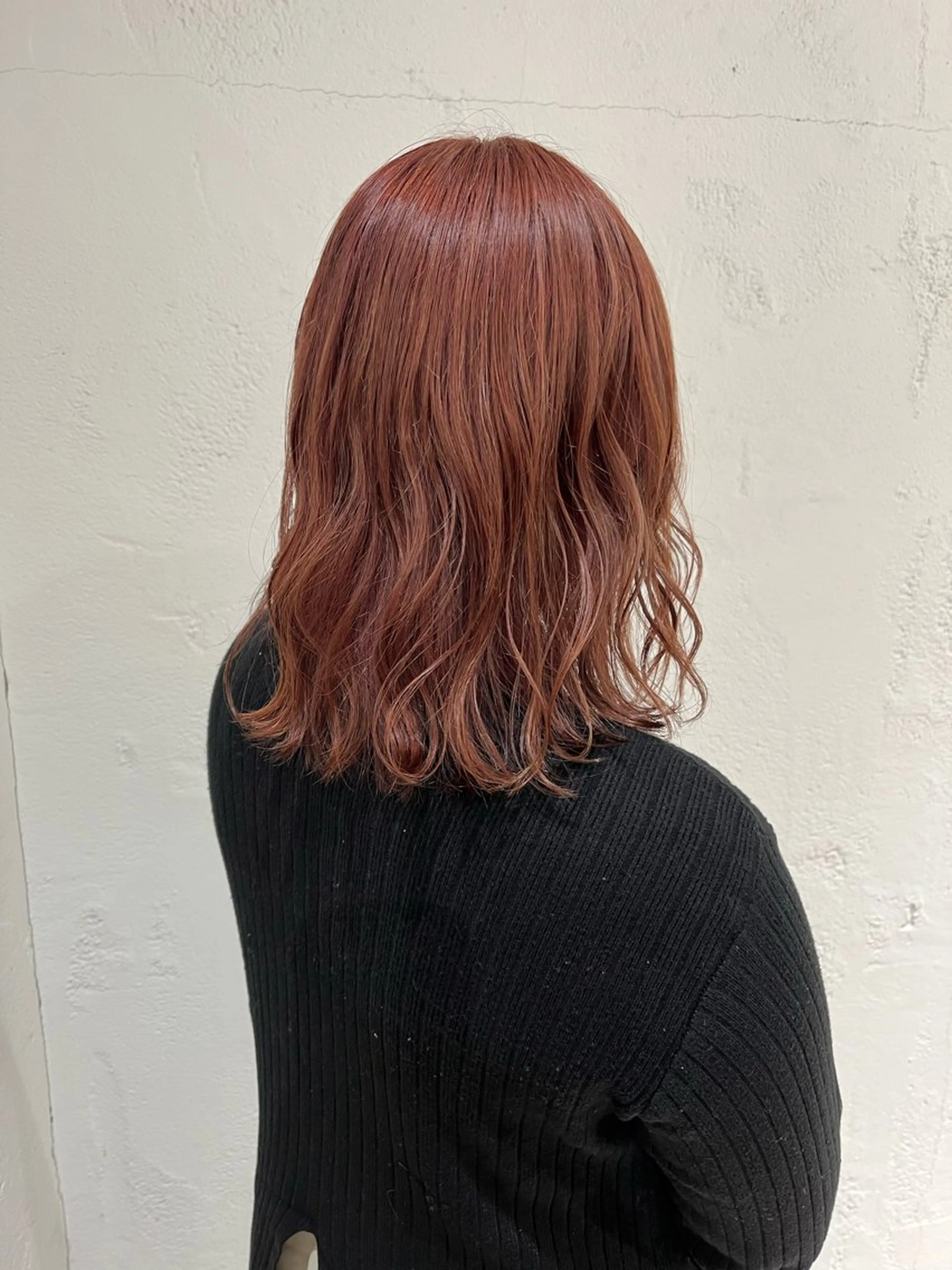 ミディアム カラー ベージュカラー ブリーチ ケアブリーチ ピンクカラー ピンクベージュ ヘアカラー 透明感カラー/ 髪質改善/レイヤーのヘアスタイル