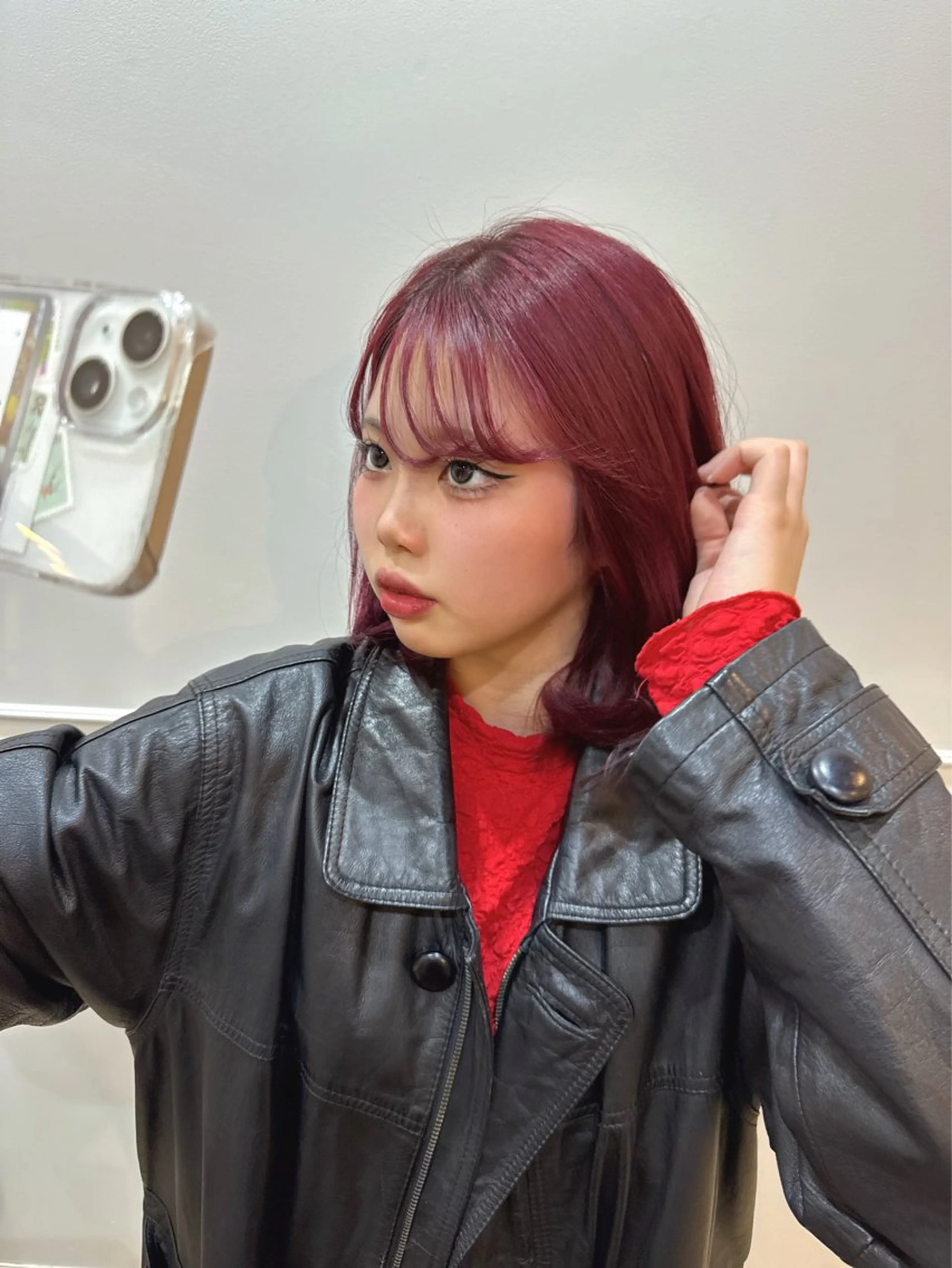 カラー ヘアカラー トリートメント houda marinのヘアスタイル