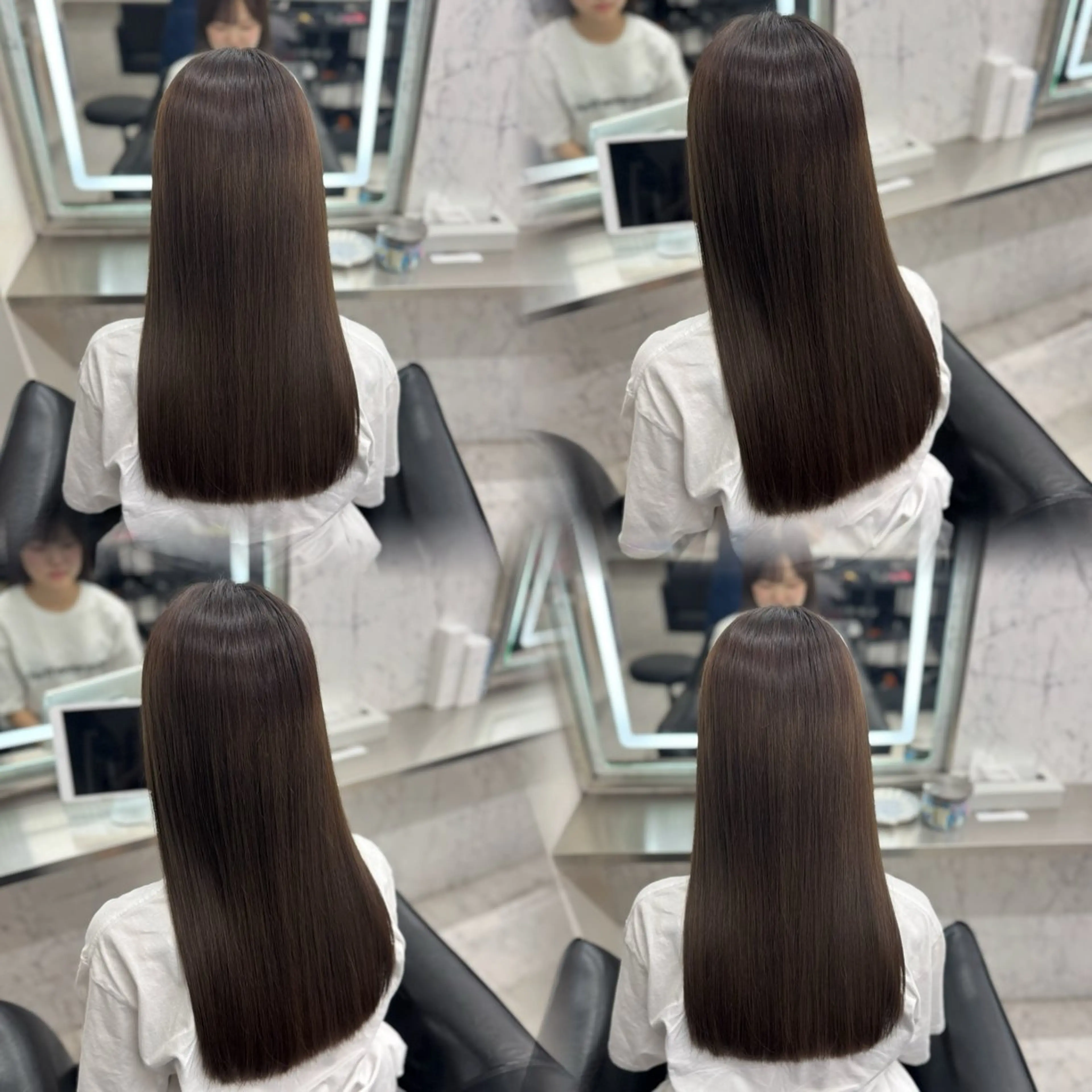 ロング カラー ブラウンカラー ハイトーンカラー JPCY MIRIYAのヘアスタイル