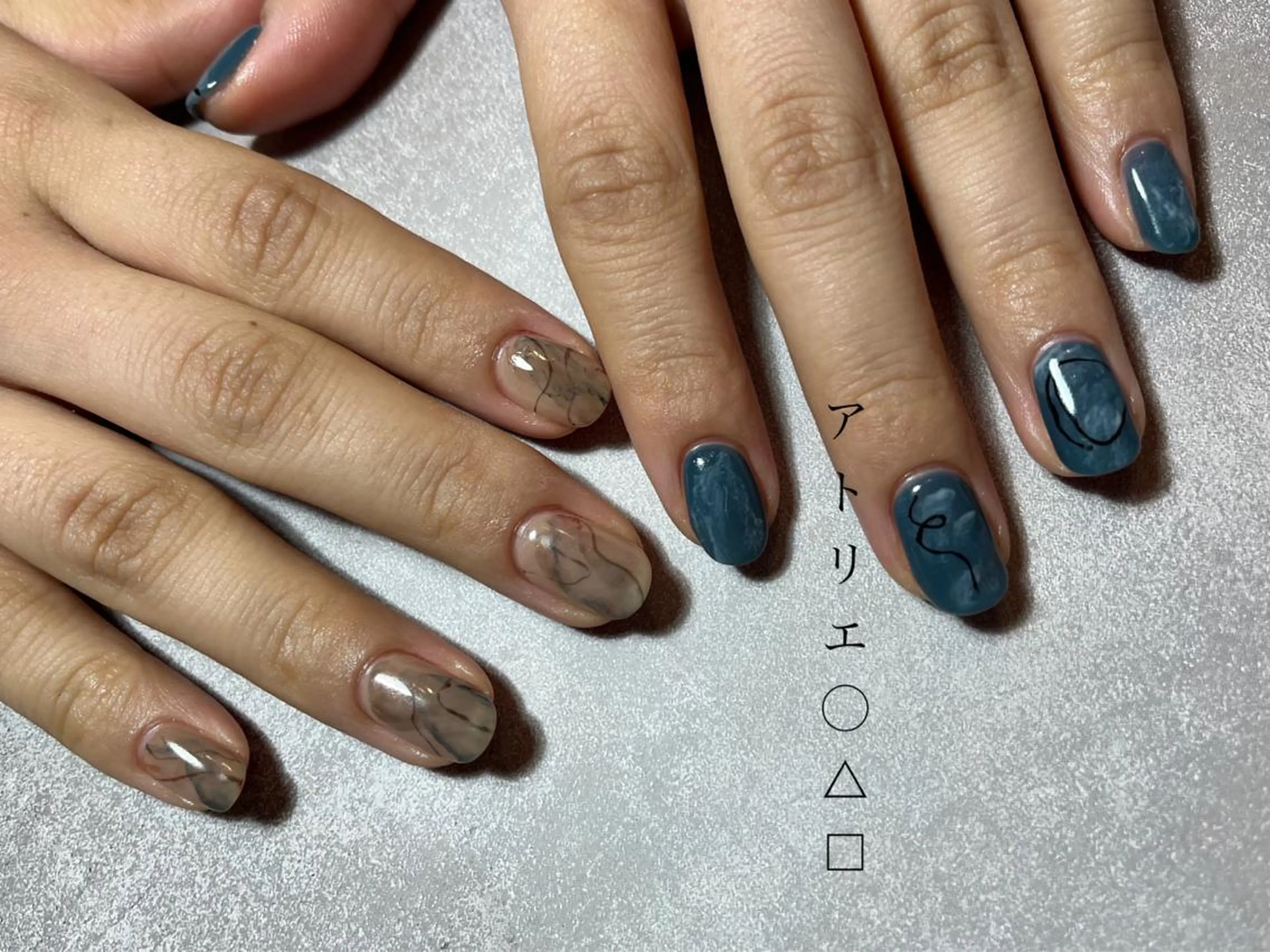 ネイル ハンドネイル アトリエ ○△□のネイルデザイン