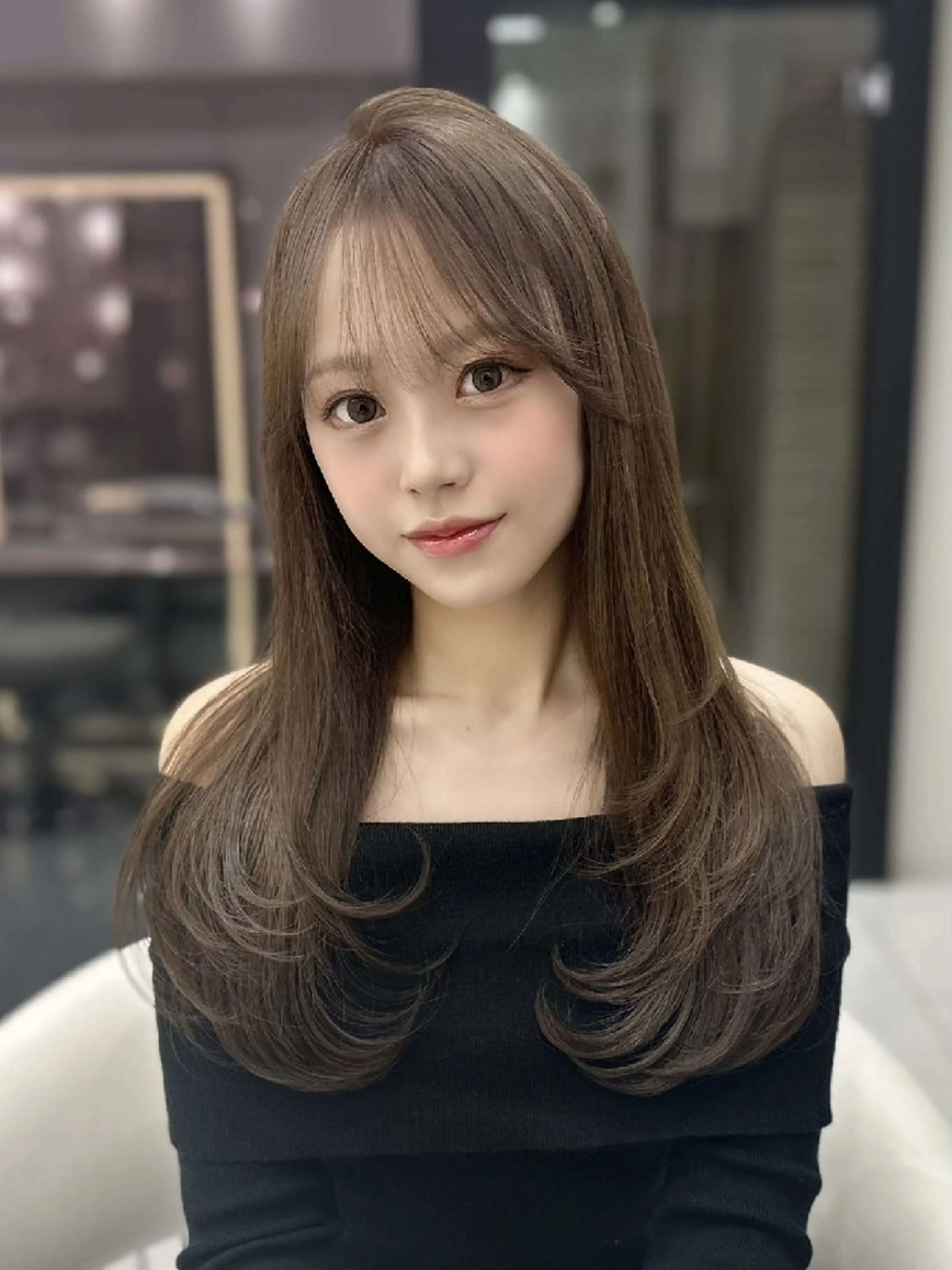 🌈【髪の毛に艶がほしい方】髪質改善ストレート+1stepTR🌈の写真