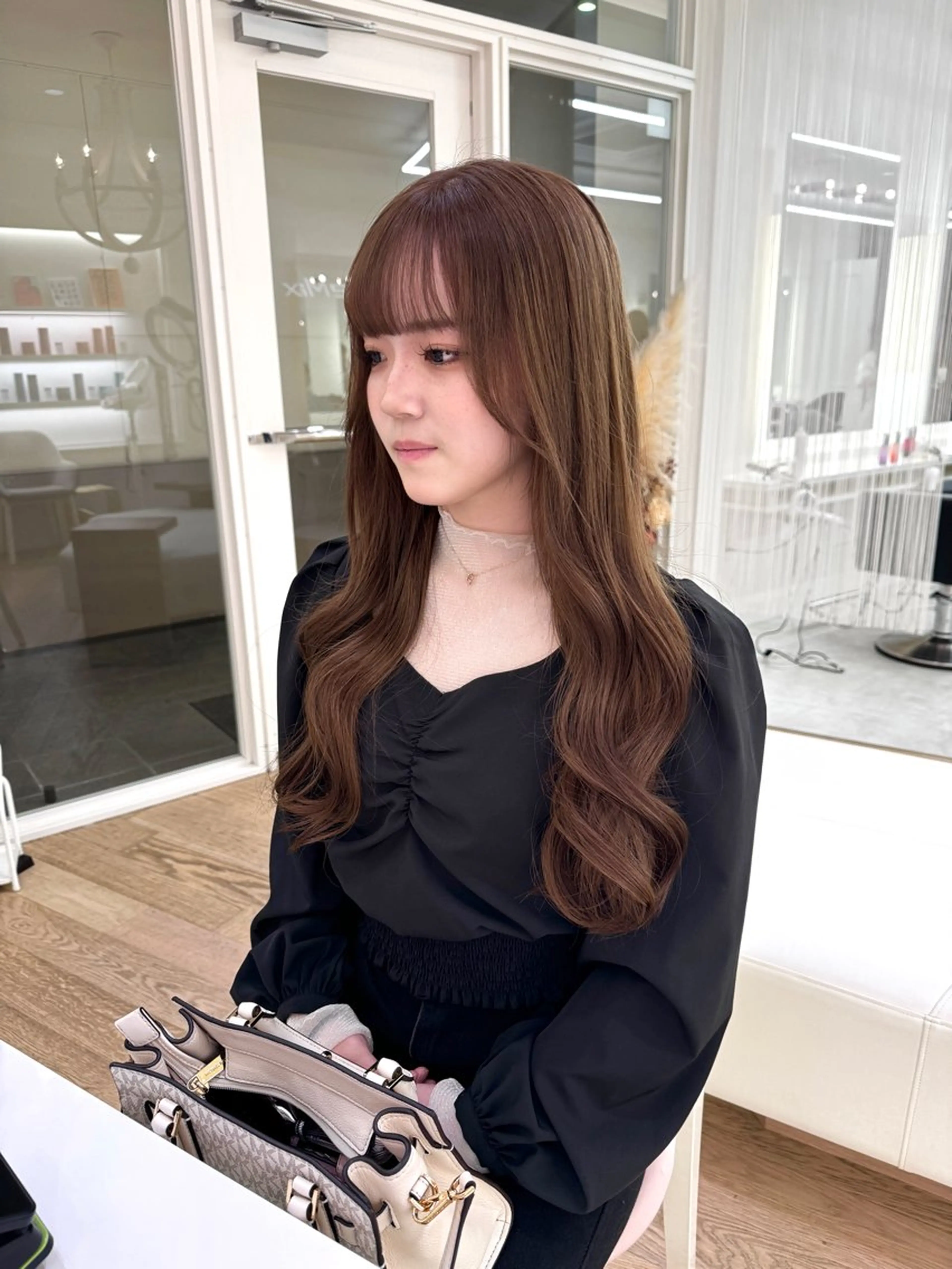 ロング カラー カット ヘアカラー ♡ParveMix NANO♡のヘアスタイル