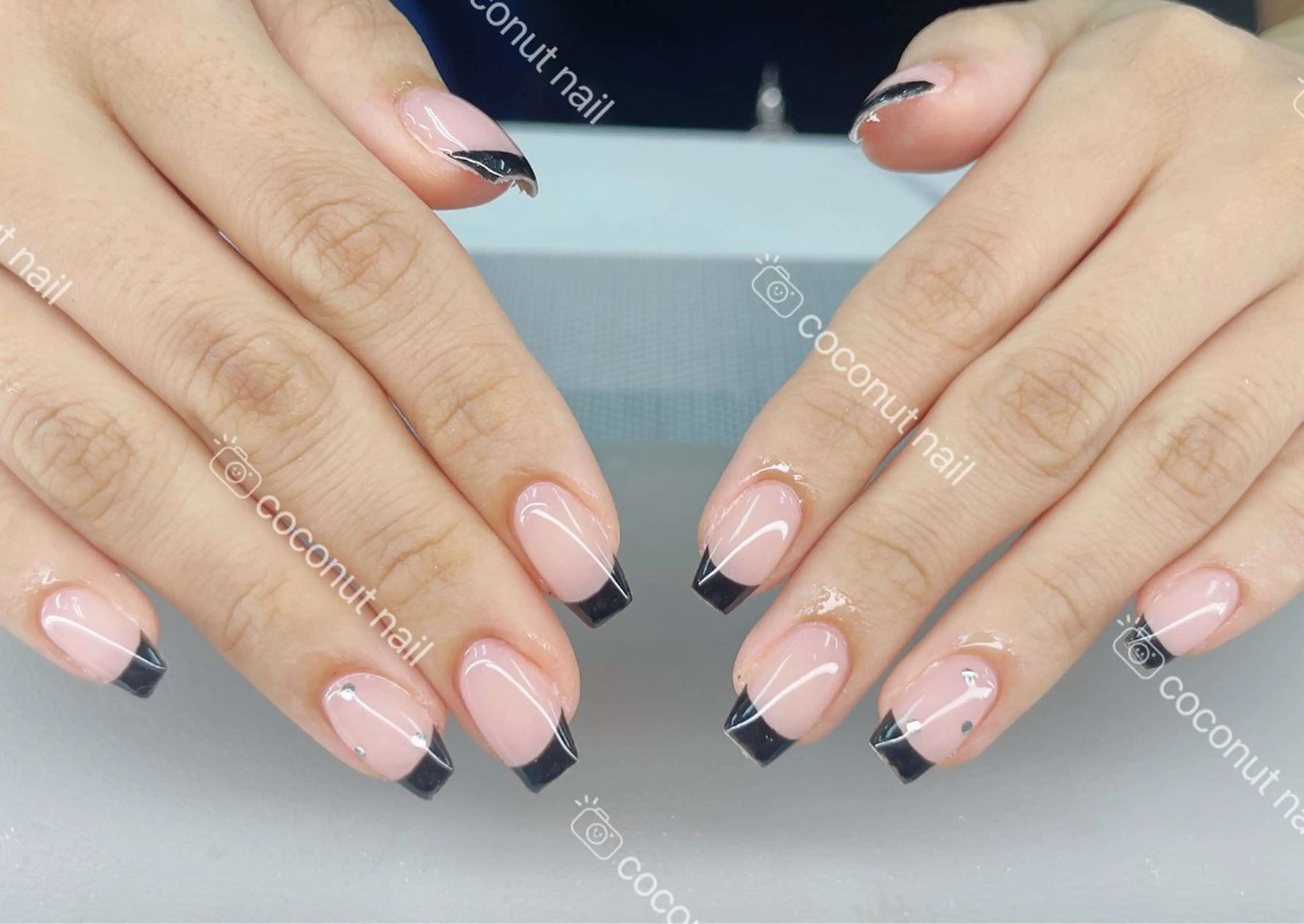 ネイル ハンドネイル 神田 ココナッツのネイルデザイン