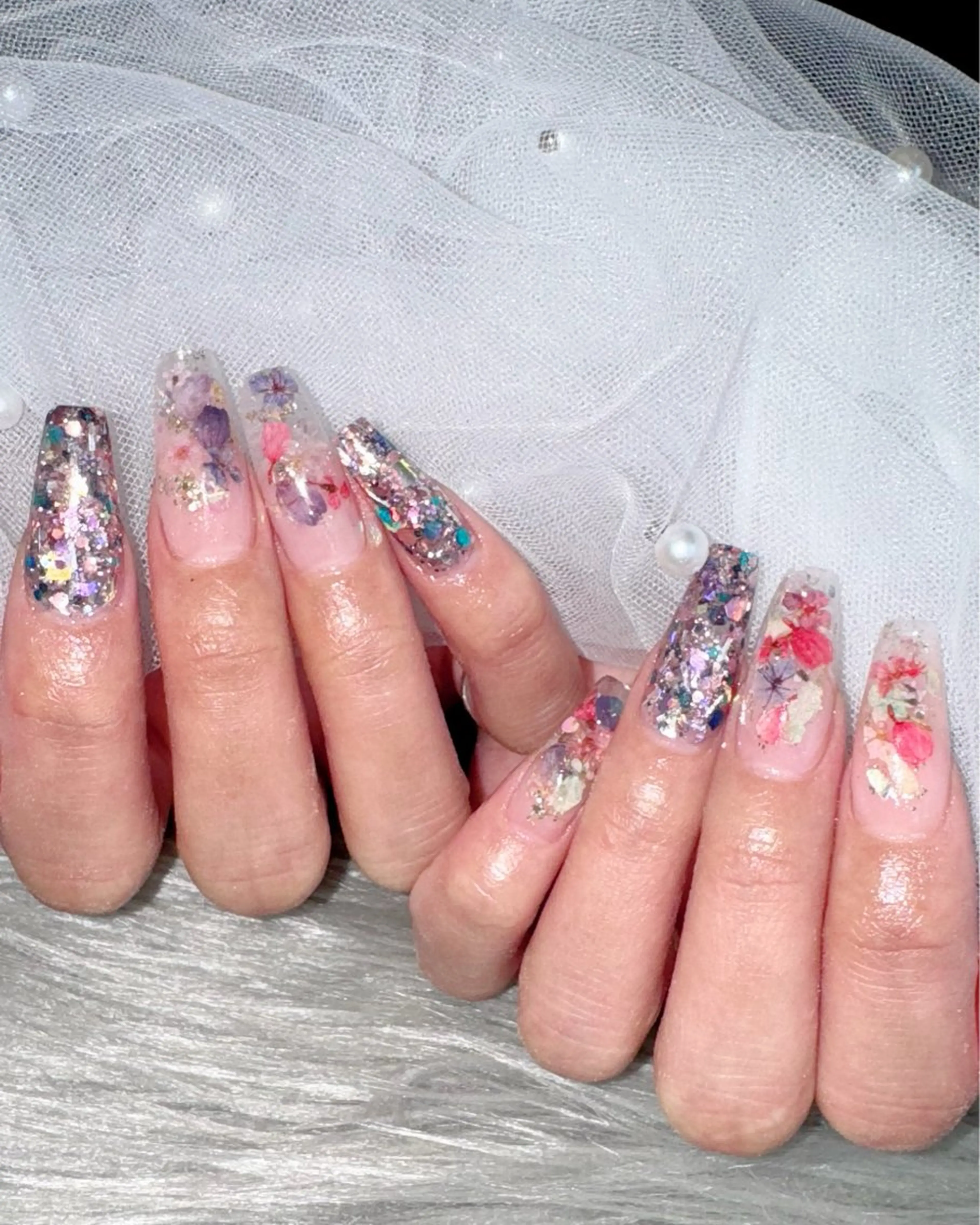 ネイル ハンドネイル Feel ‪‪☺︎‬Yuriaのネイルデザイン