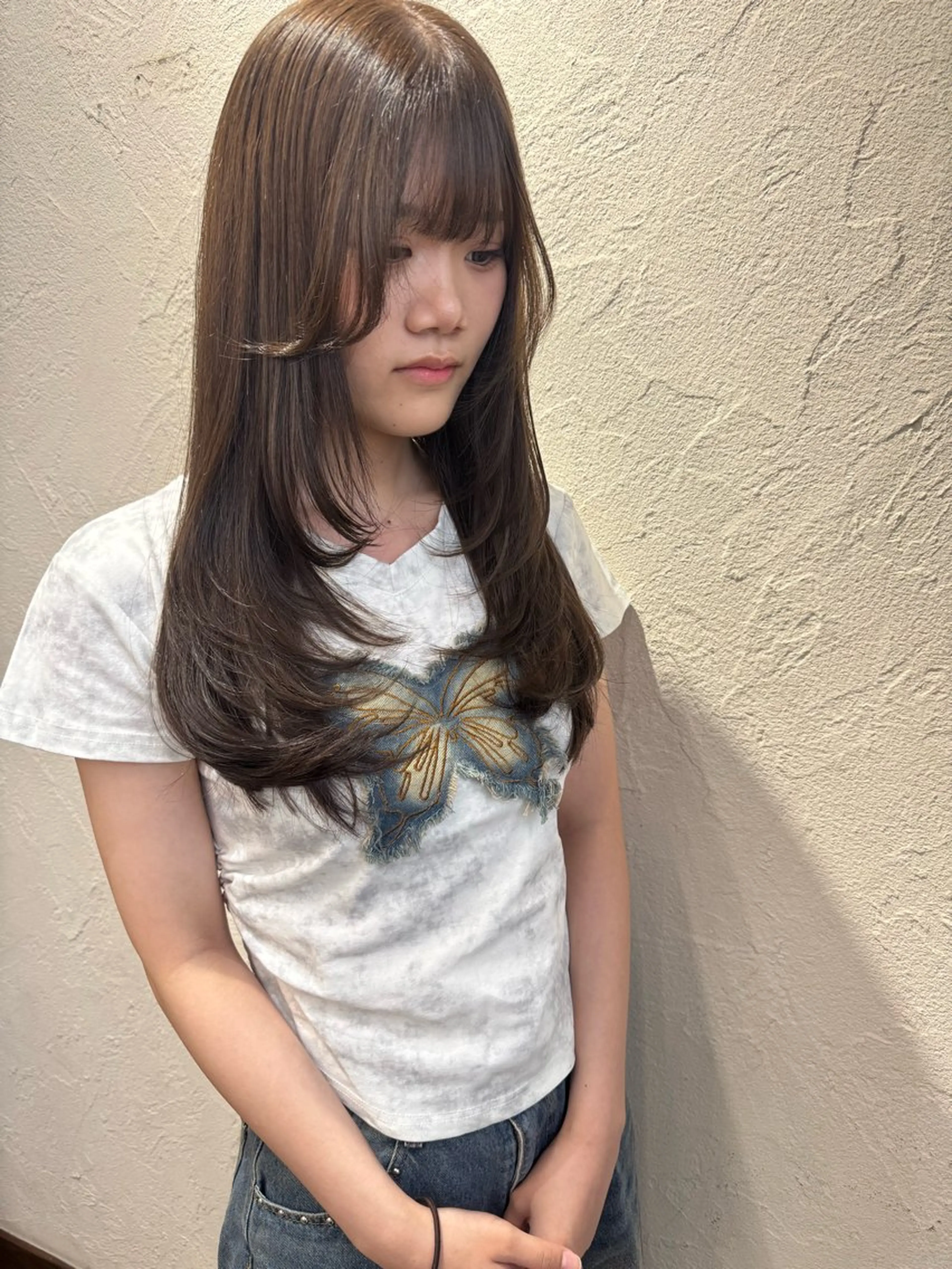 ロング アオトソラ いしざかのヘアスタイル