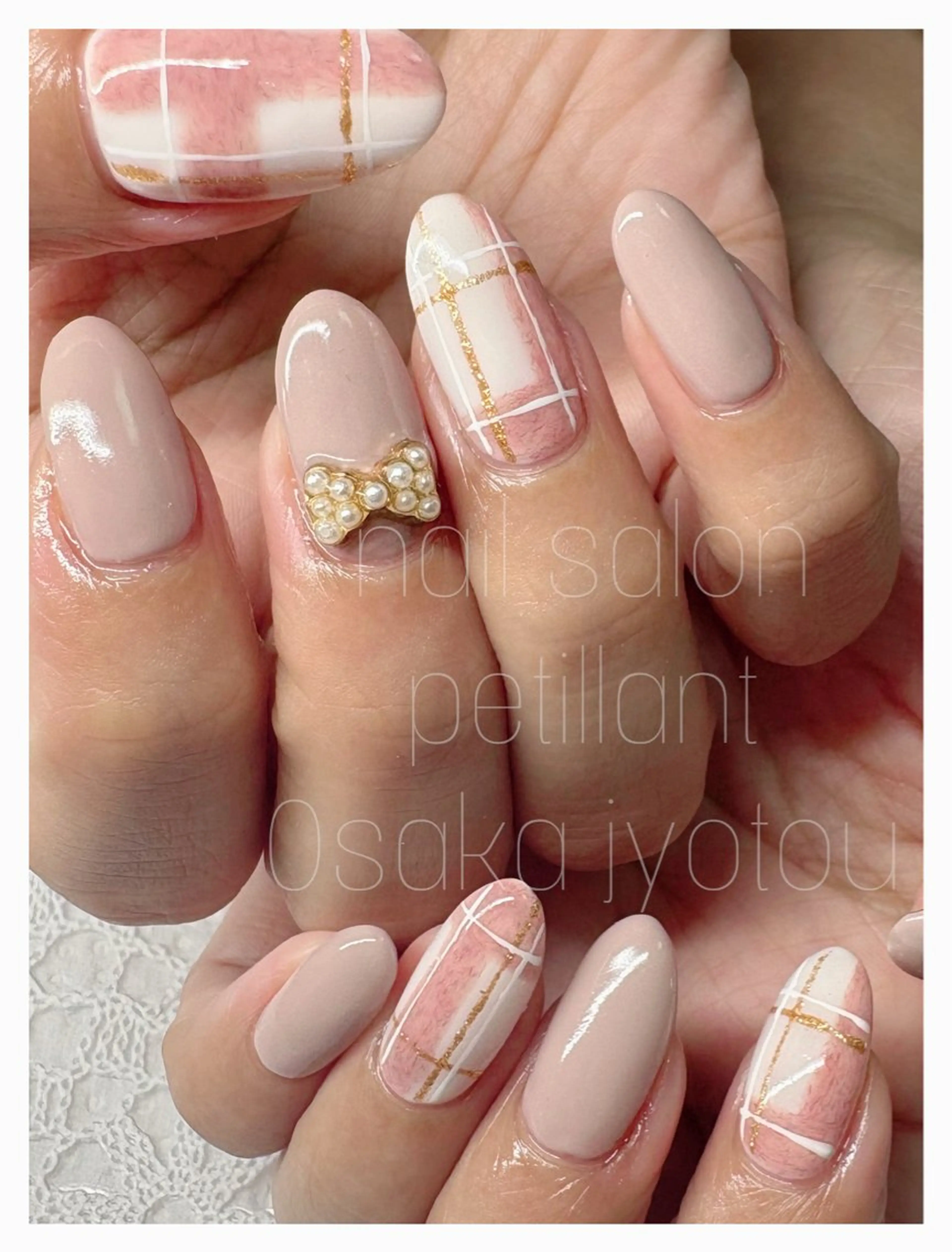 ネイル アートネイル 持ち込み 冬ネイル nail salon petillantのネイルデザイン