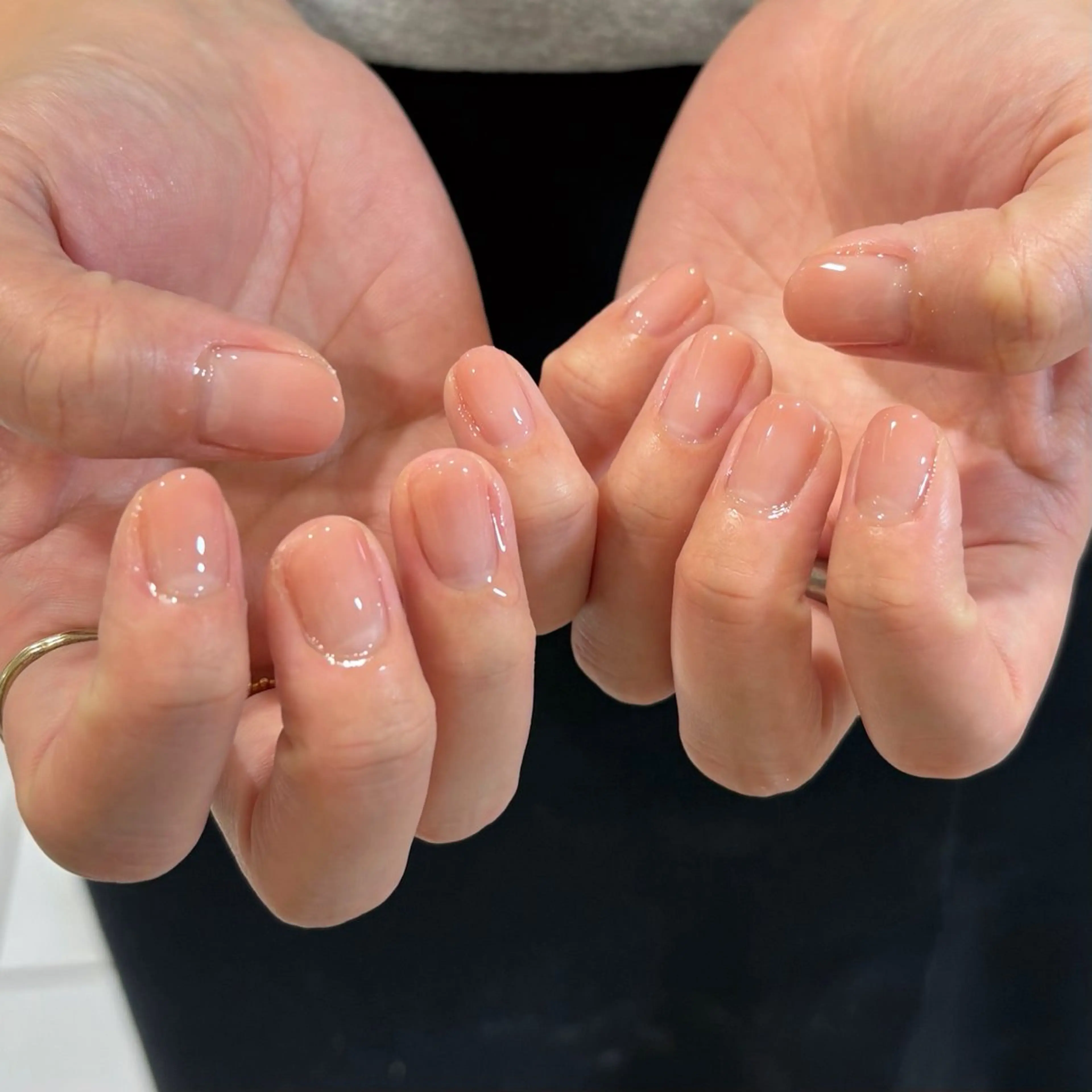 ネイル クリアネイル オフィスネイル 田口 莉紗⌇paragelのネイルデザイン