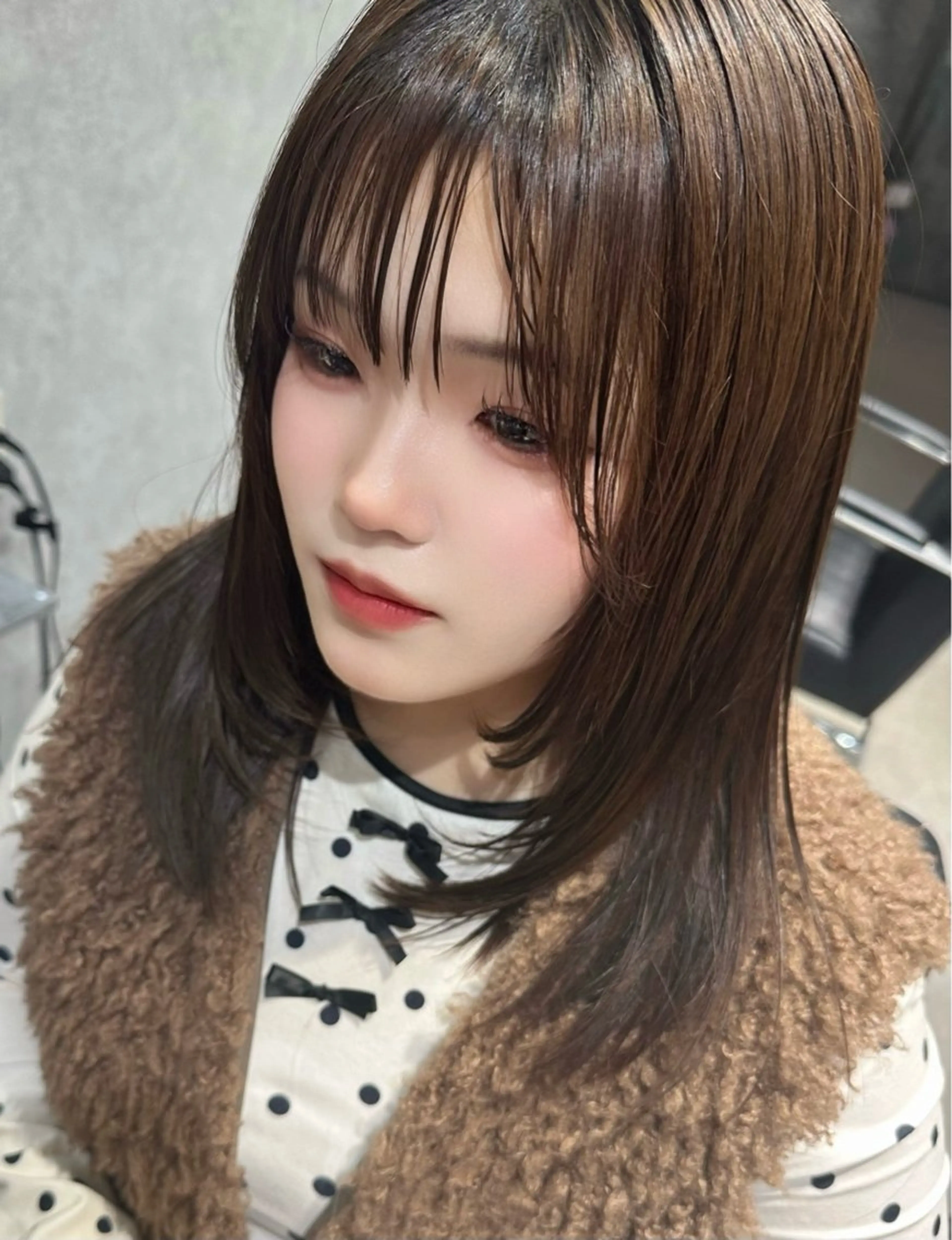 ミディアム レイヤーカット Hair salon Clair所属・森 沙織のヘアスタイル