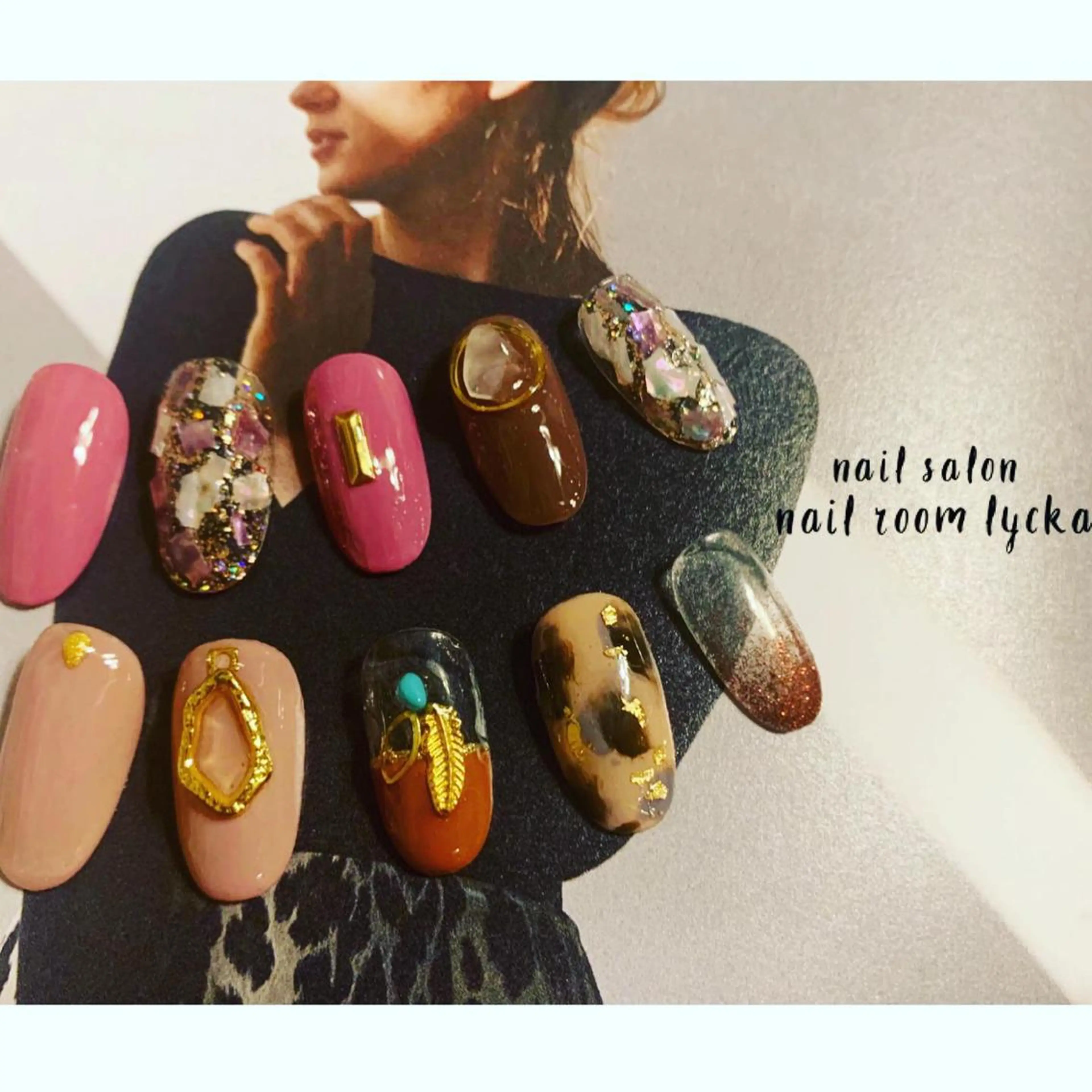 ネイル ﾈｲﾙﾙｰﾑﾘｯｶ 𝐦𝐚𝐲𝐮のネイルデザイン