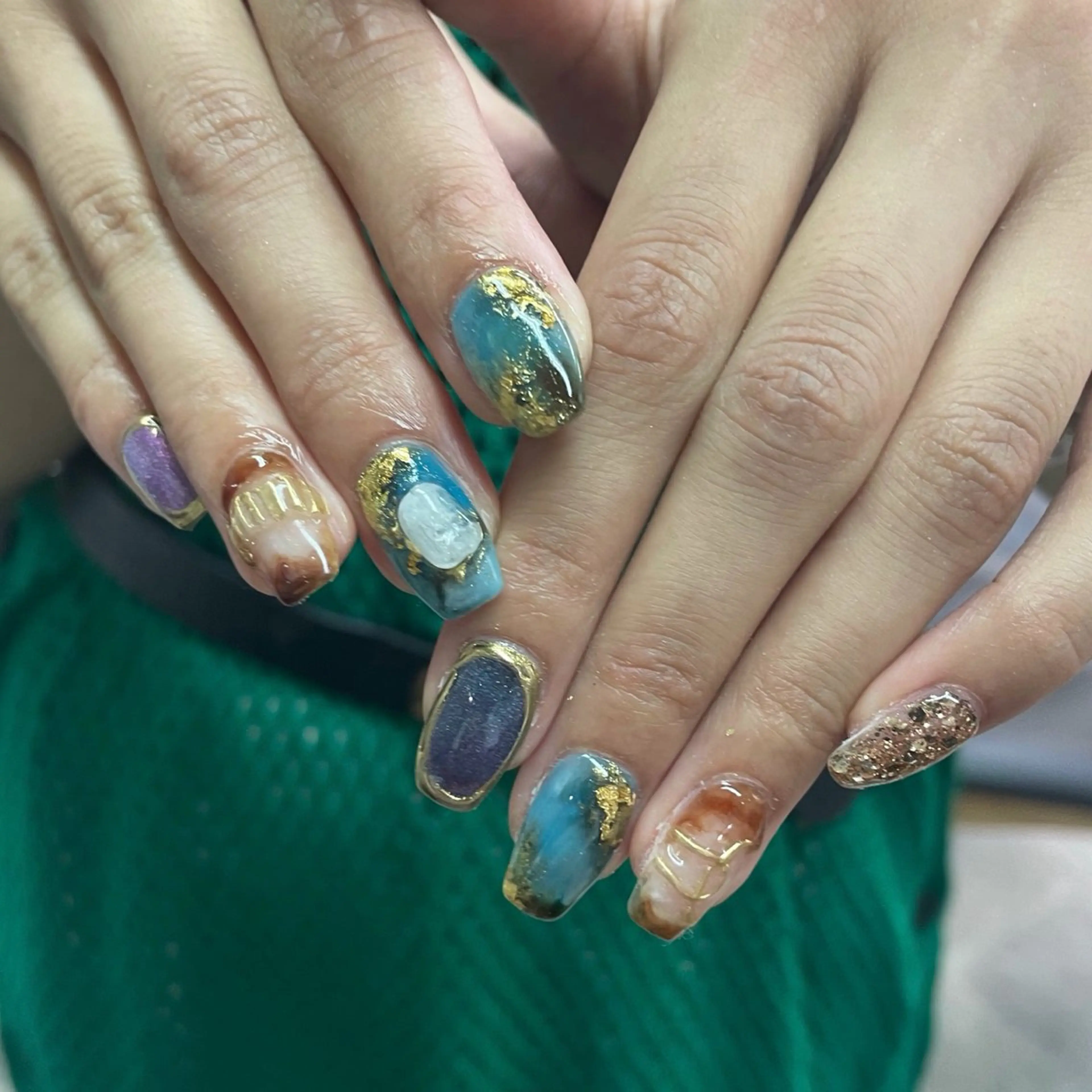 ネイル アートネイル ジェルネイル ニュアンスネイル スカルプネイル nailstudio eviz新宿店のネイルデザイン
