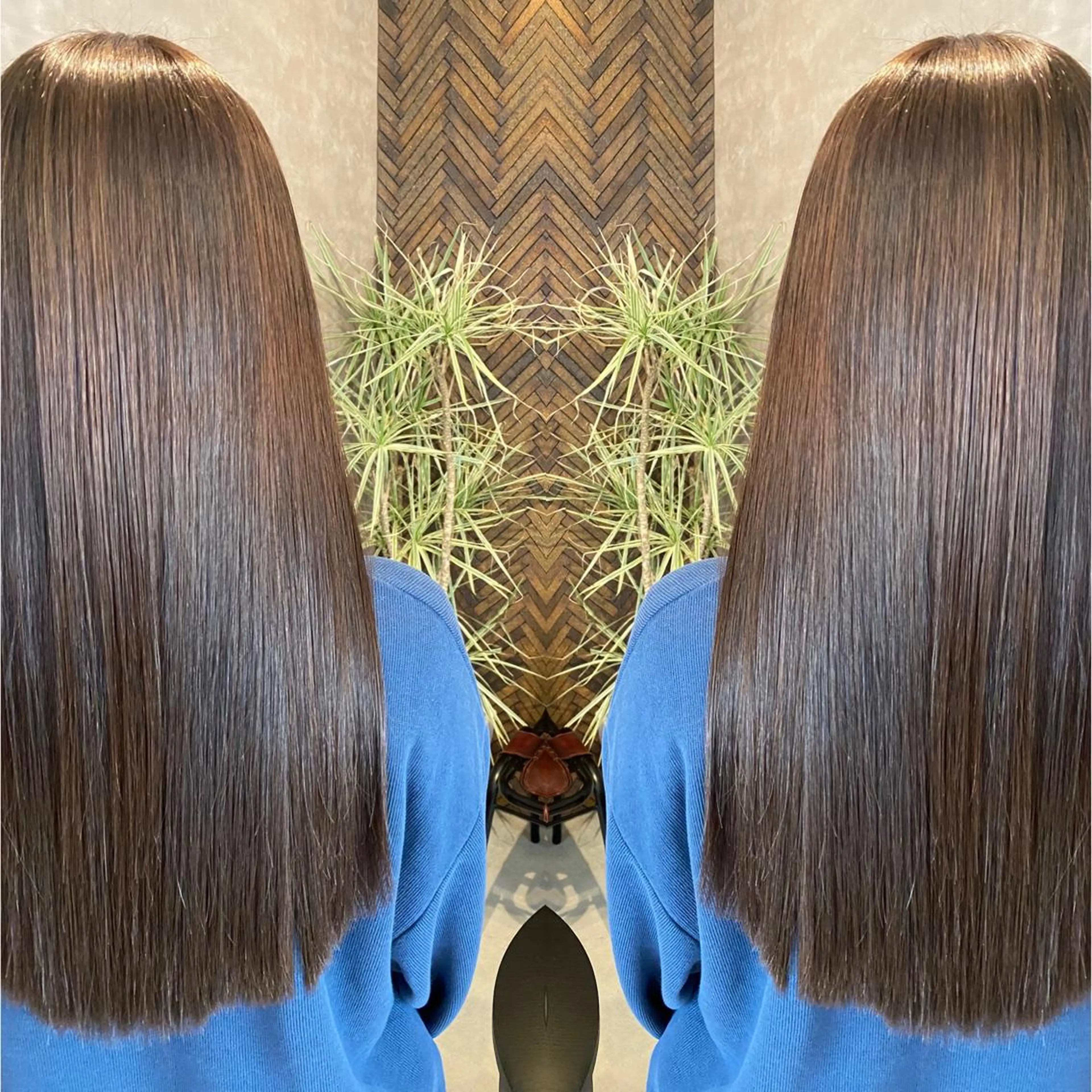 極上の艶髪に🐣🌷カット+オーガニックフルカラー+ハホニコ酸熱トリートメント🌷の写真