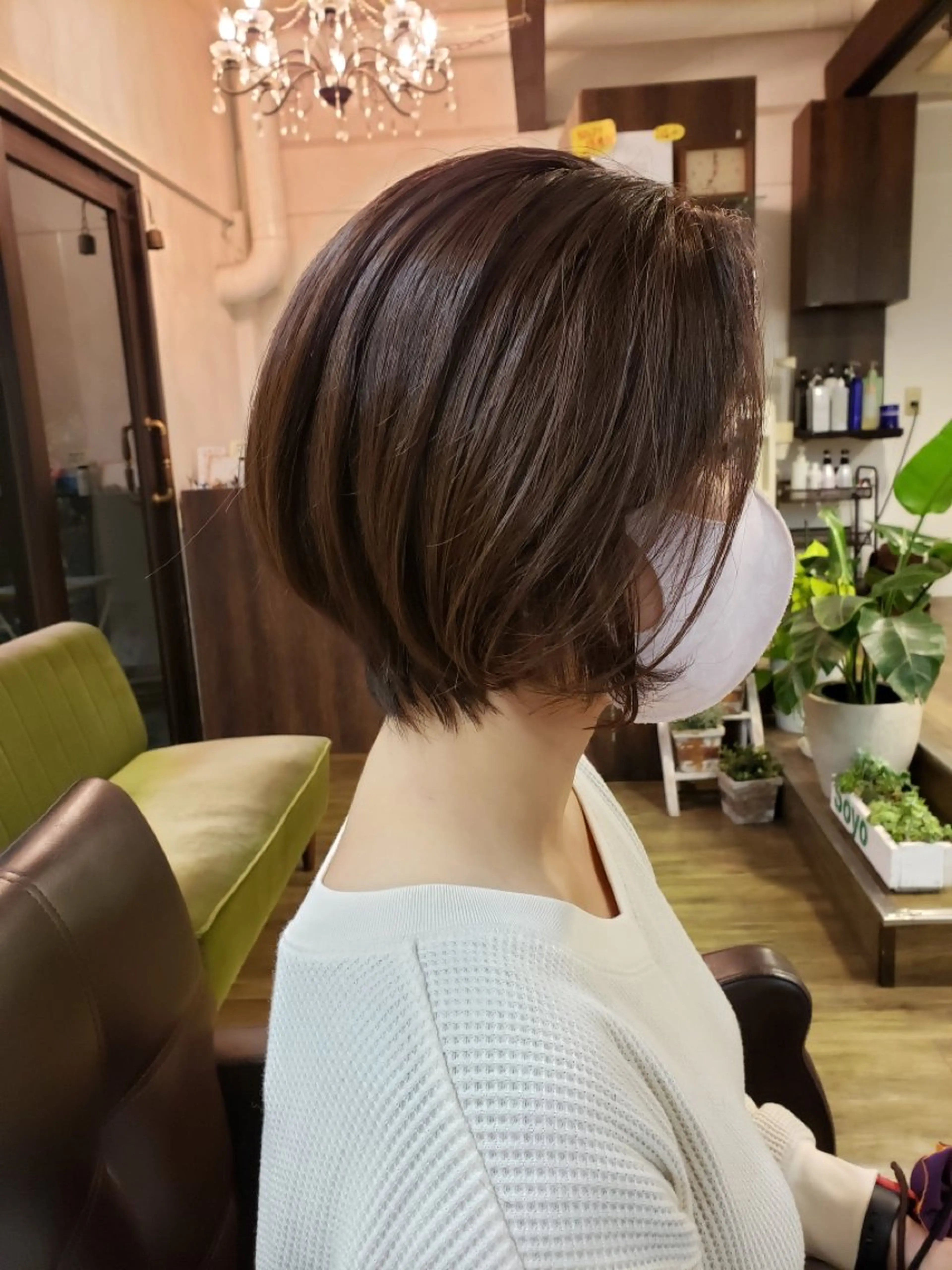 ショート カラー 中山 明子のヘアスタイル