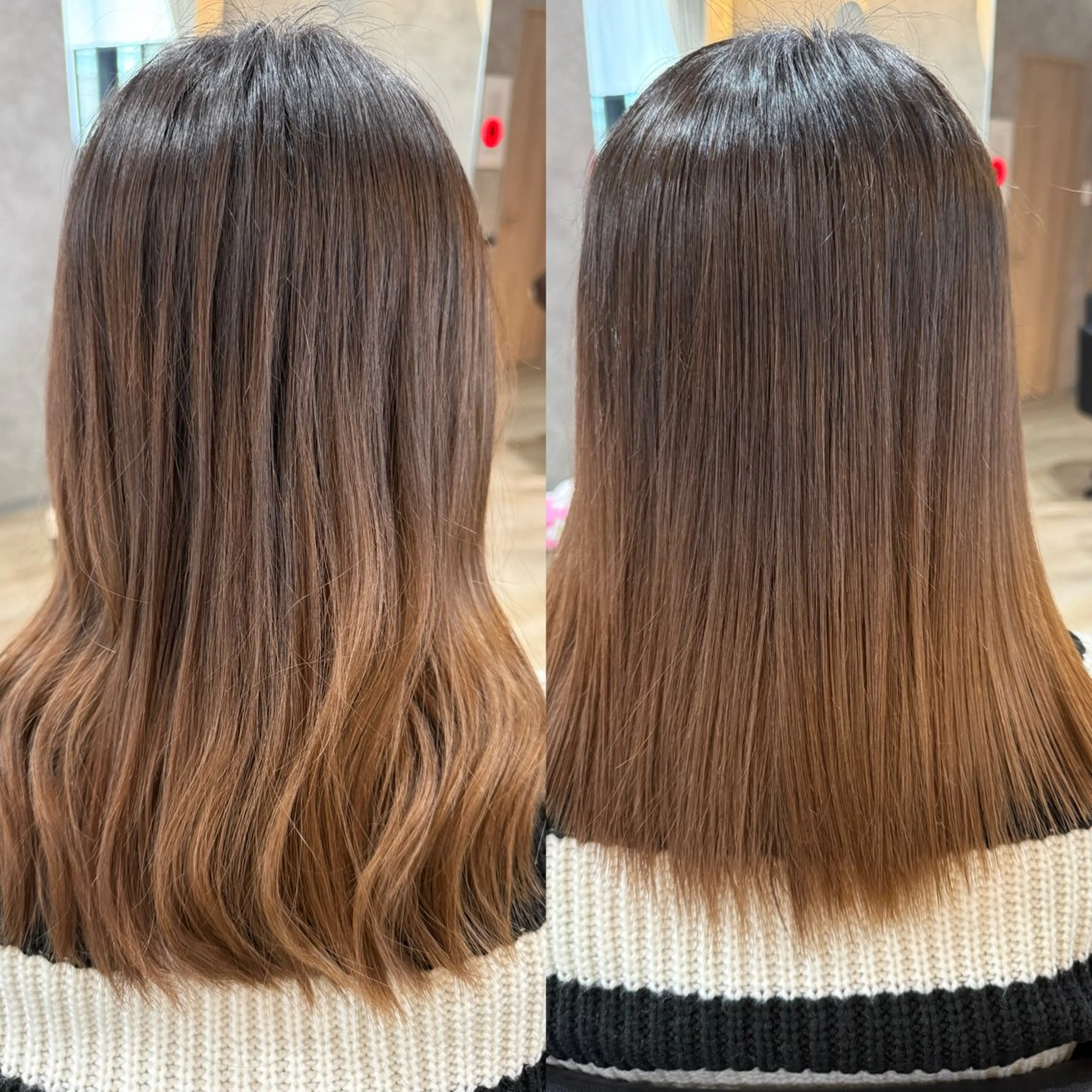 ミディアム カット トリートメント 🫧髪質改善 ストレート✨飯塚🫧のヘアスタイル