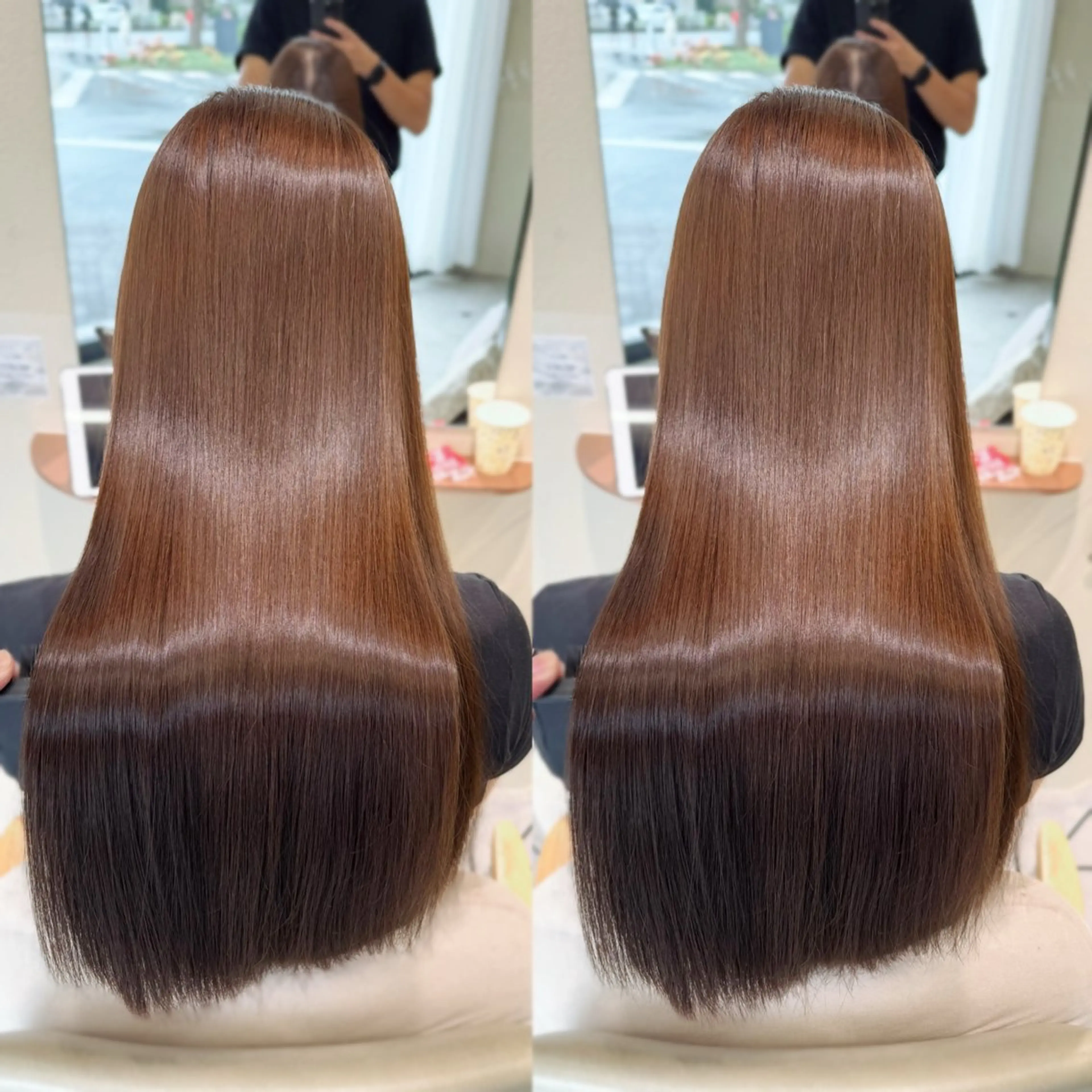 髪質改善トリートメント＋似合わせカット＋カラー¥26400→15800✨の写真