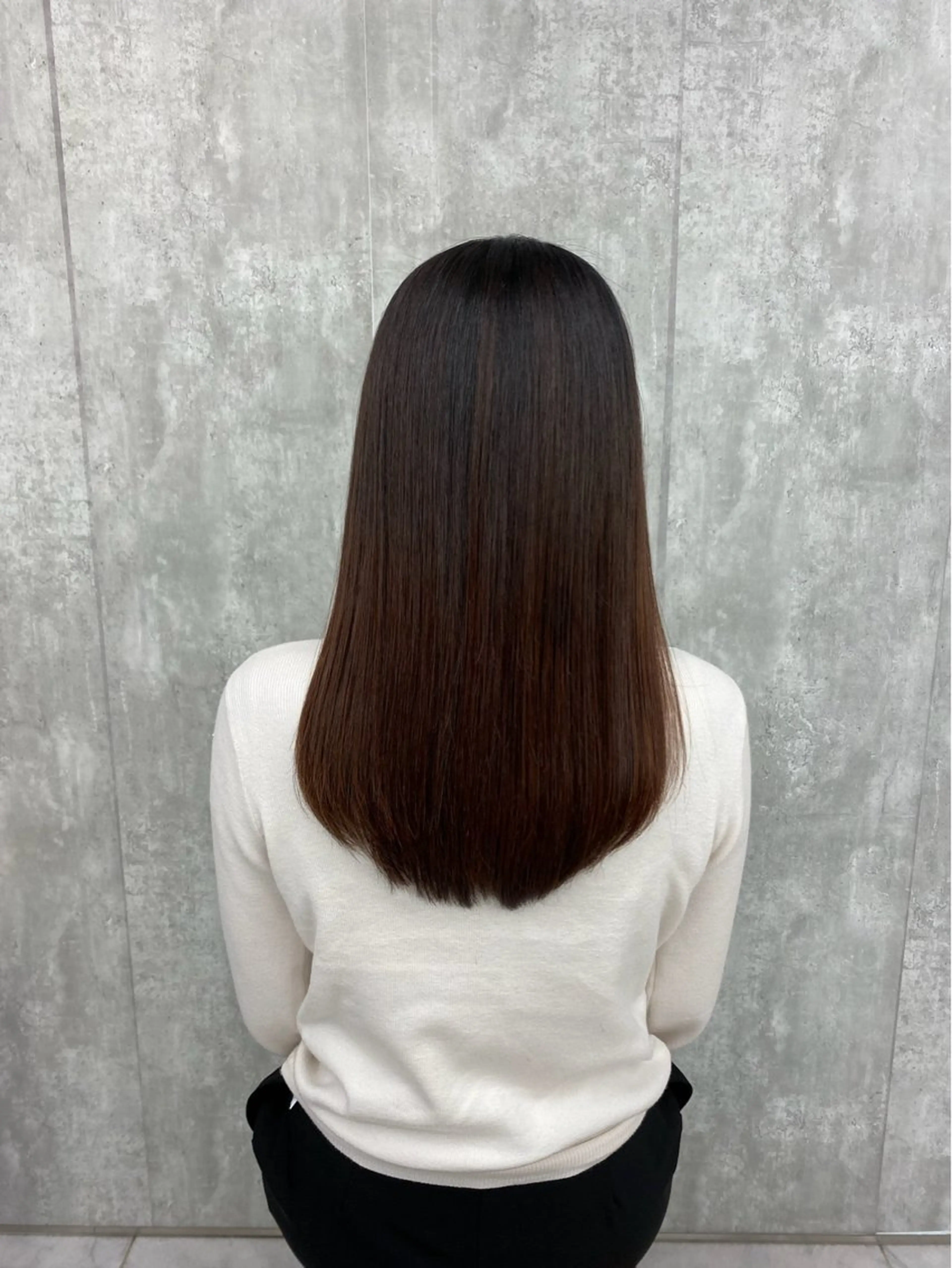 ロング 美髪矯正🍀 似合わせカット渡邊のヘアスタイル