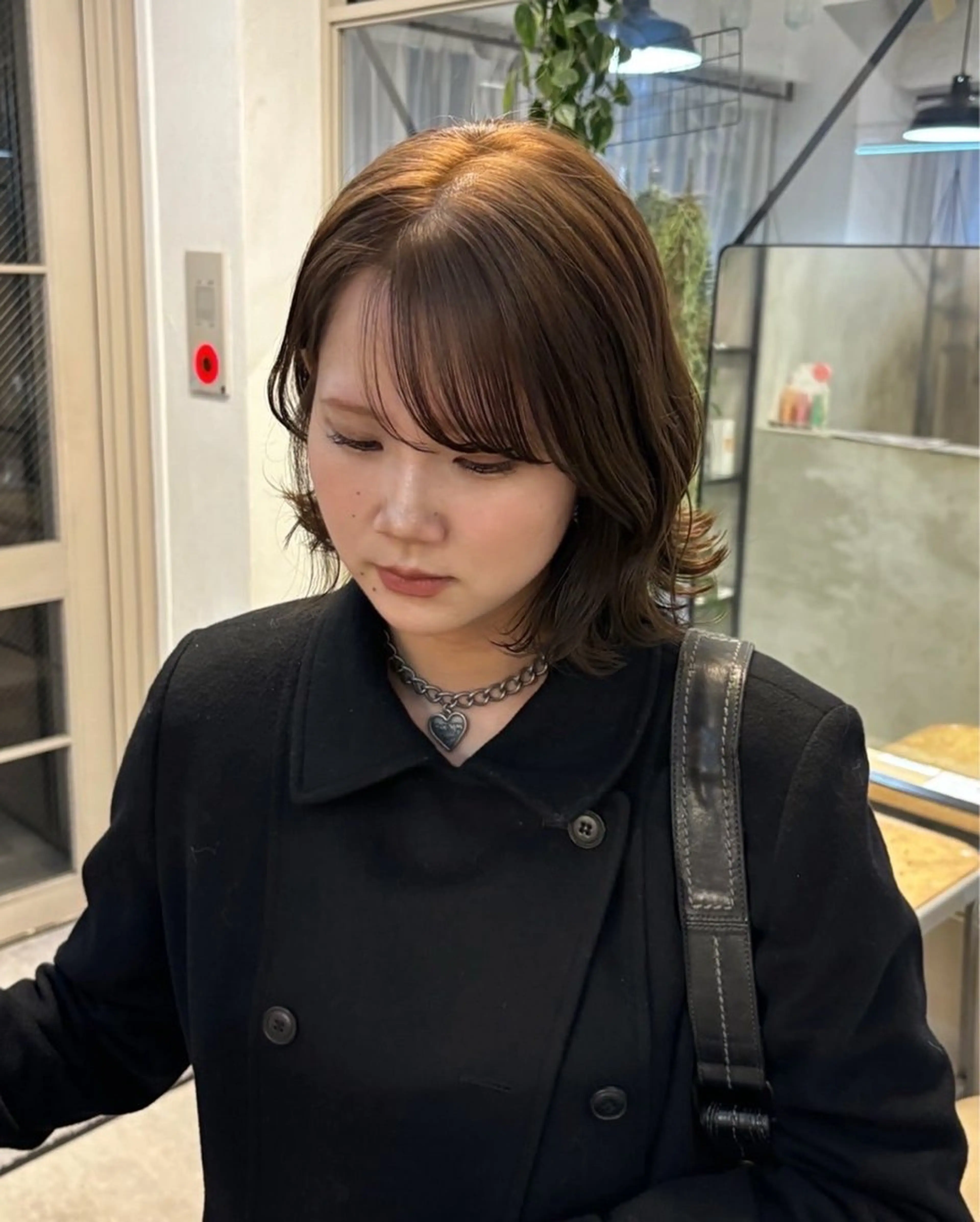 ミディアム カラー ヘアカラー トリートメント オリーブ/縮毛♡ Natsuno🩰のヘアスタイル