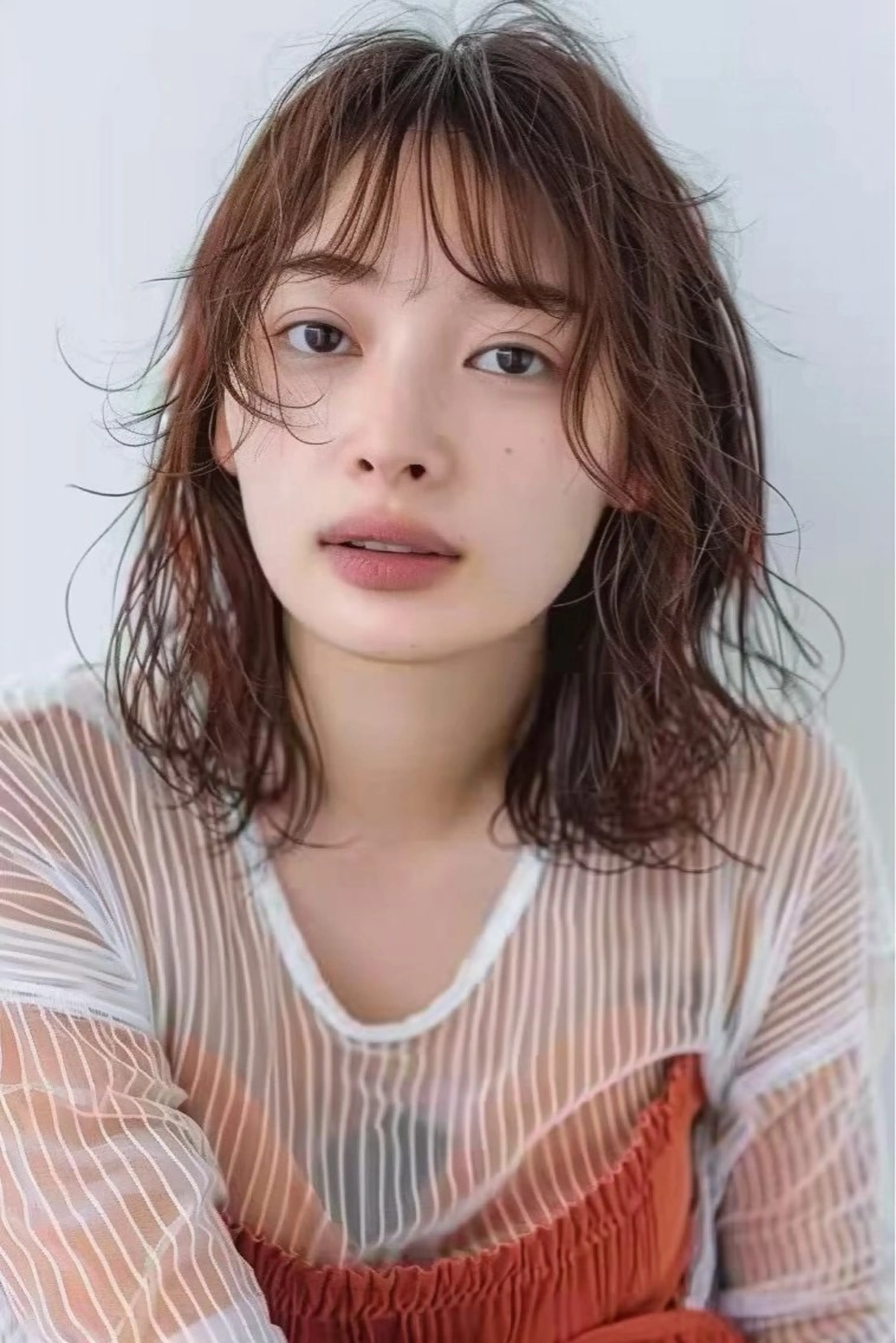 ミディアム カラー カット ヘアカラー トリートメント ロング料金無し ブリーチ/YUTOのヘアスタイル