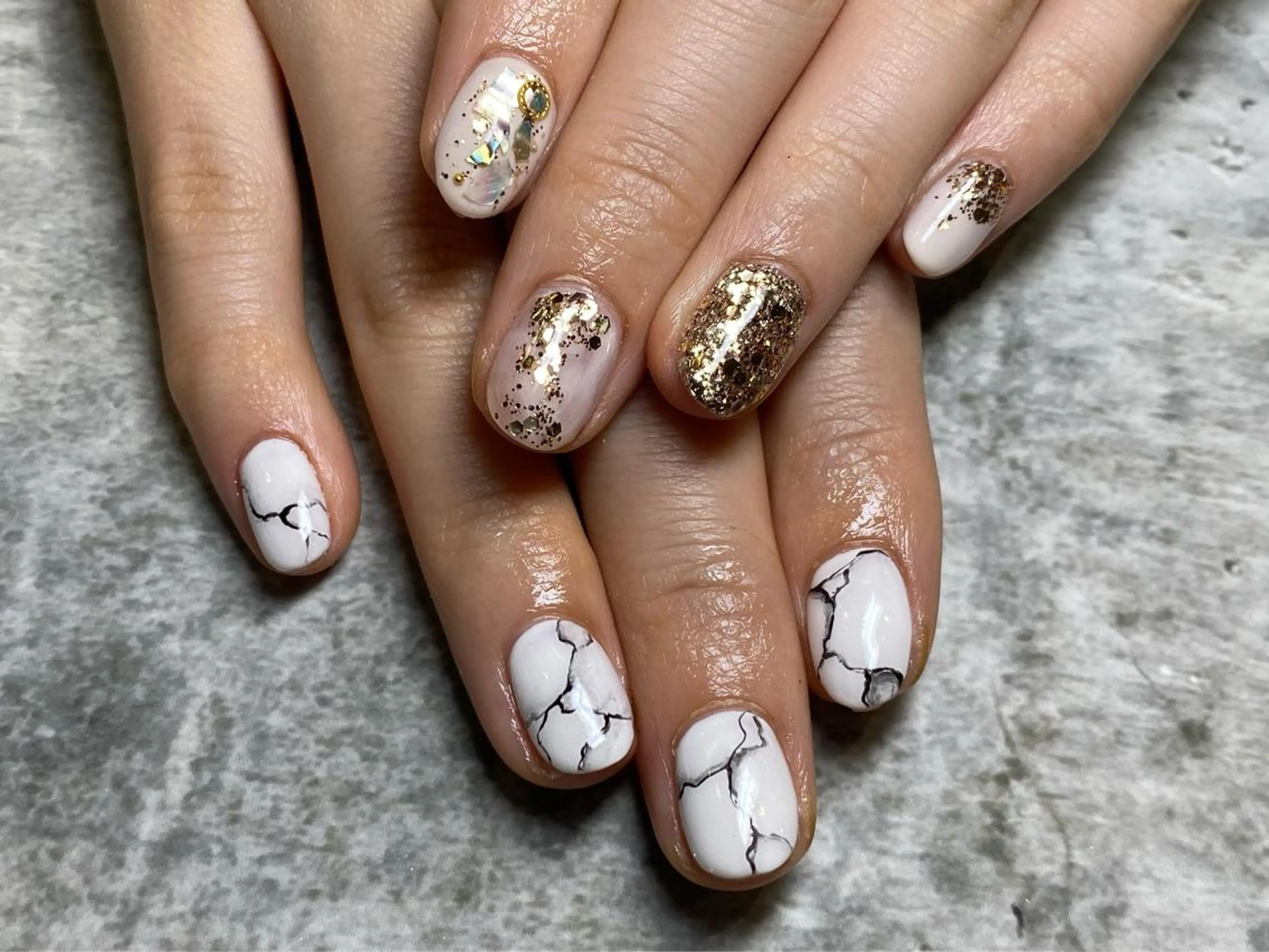 ネイル ハンドネイル L'ecrin 田中のネイルデザイン