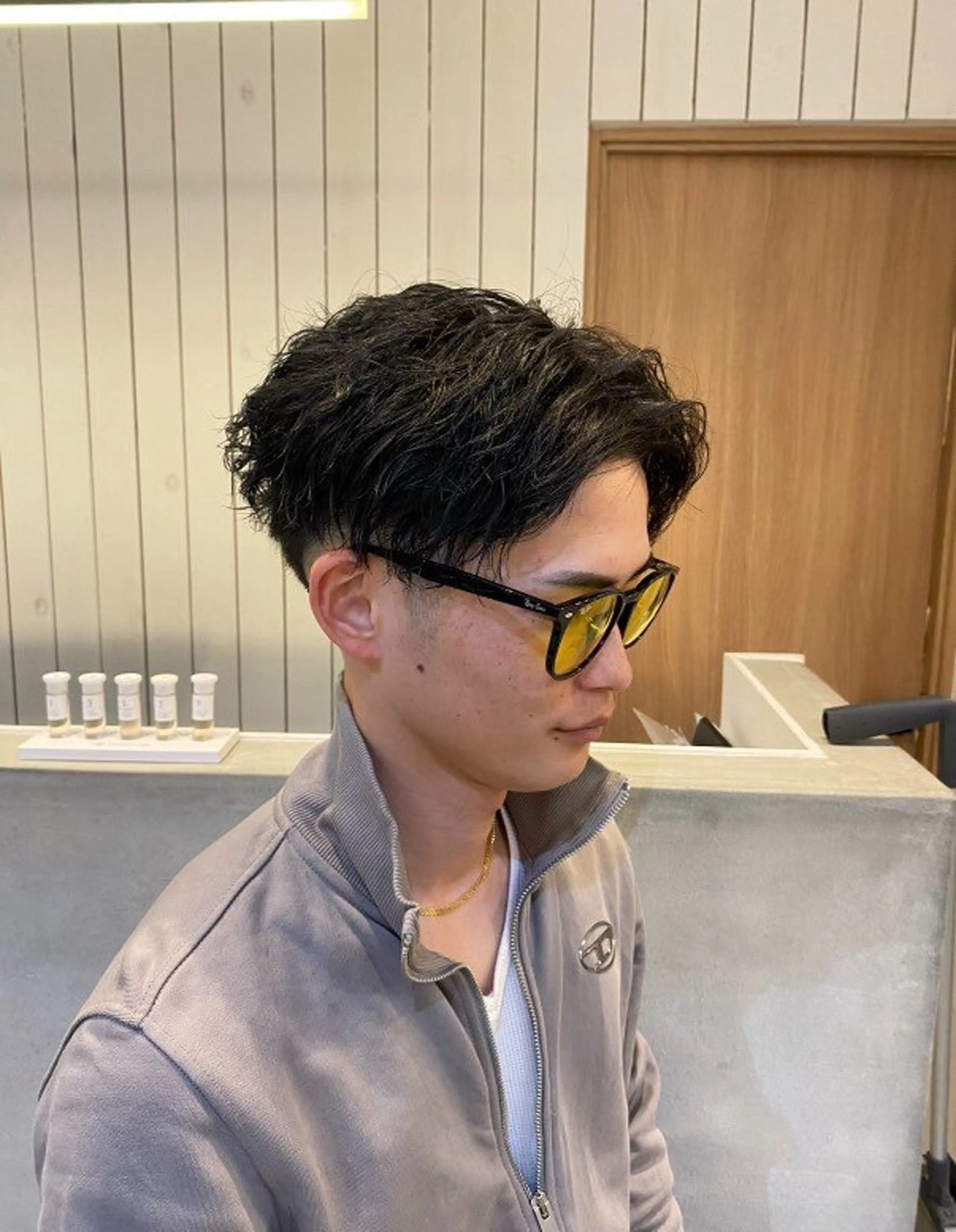 パーマ メンズ メンズ特化 美容師misakiのヘアスタイル