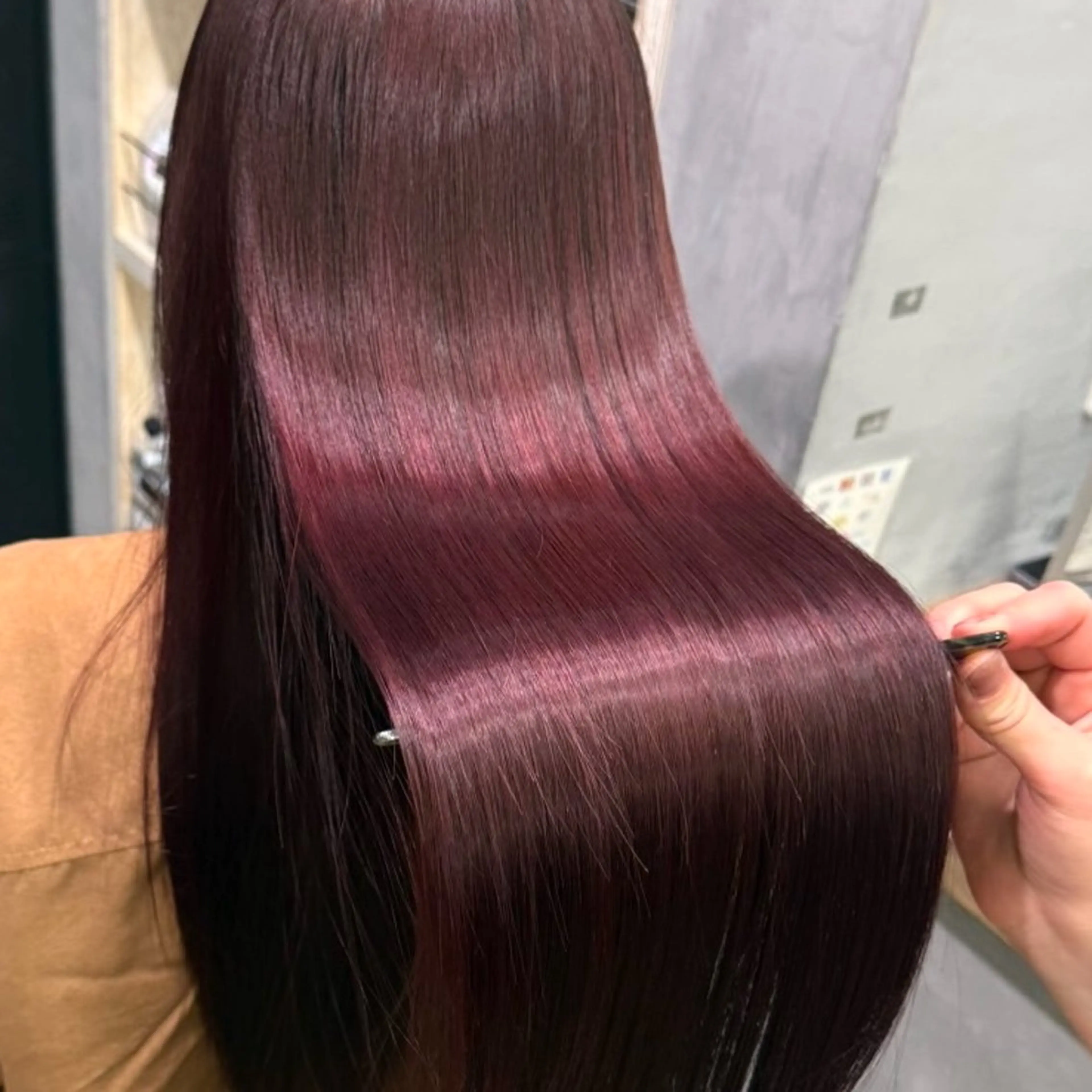 ロング カラー カット ヘアカラー トリートメント ツヤ髪✨髪質 改善 渋谷 サワのヘアスタイル