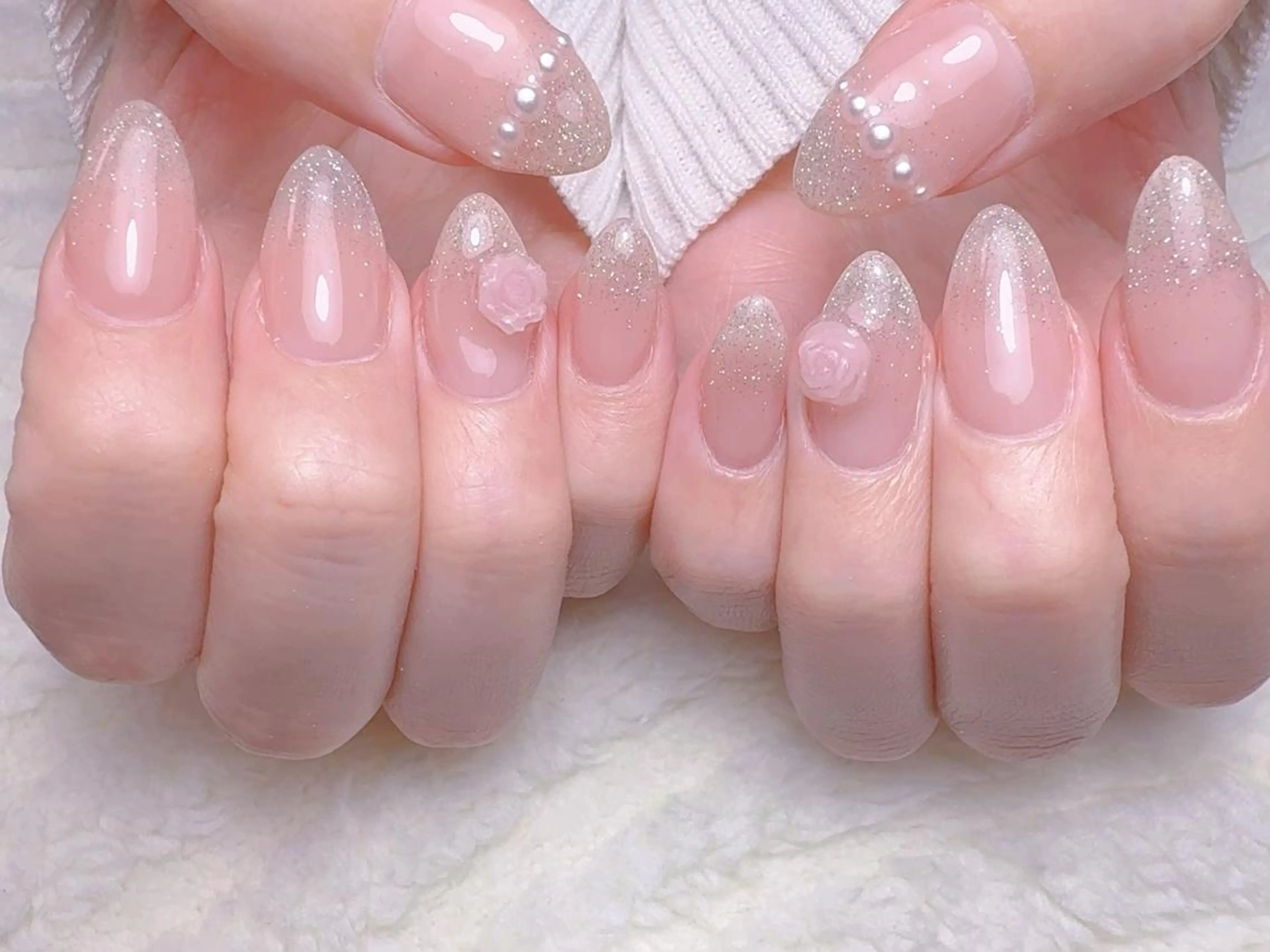 ネイル 成人式 韓国ネイル オフィスネイル For U nail スカルプ専門店のネイルデザイン