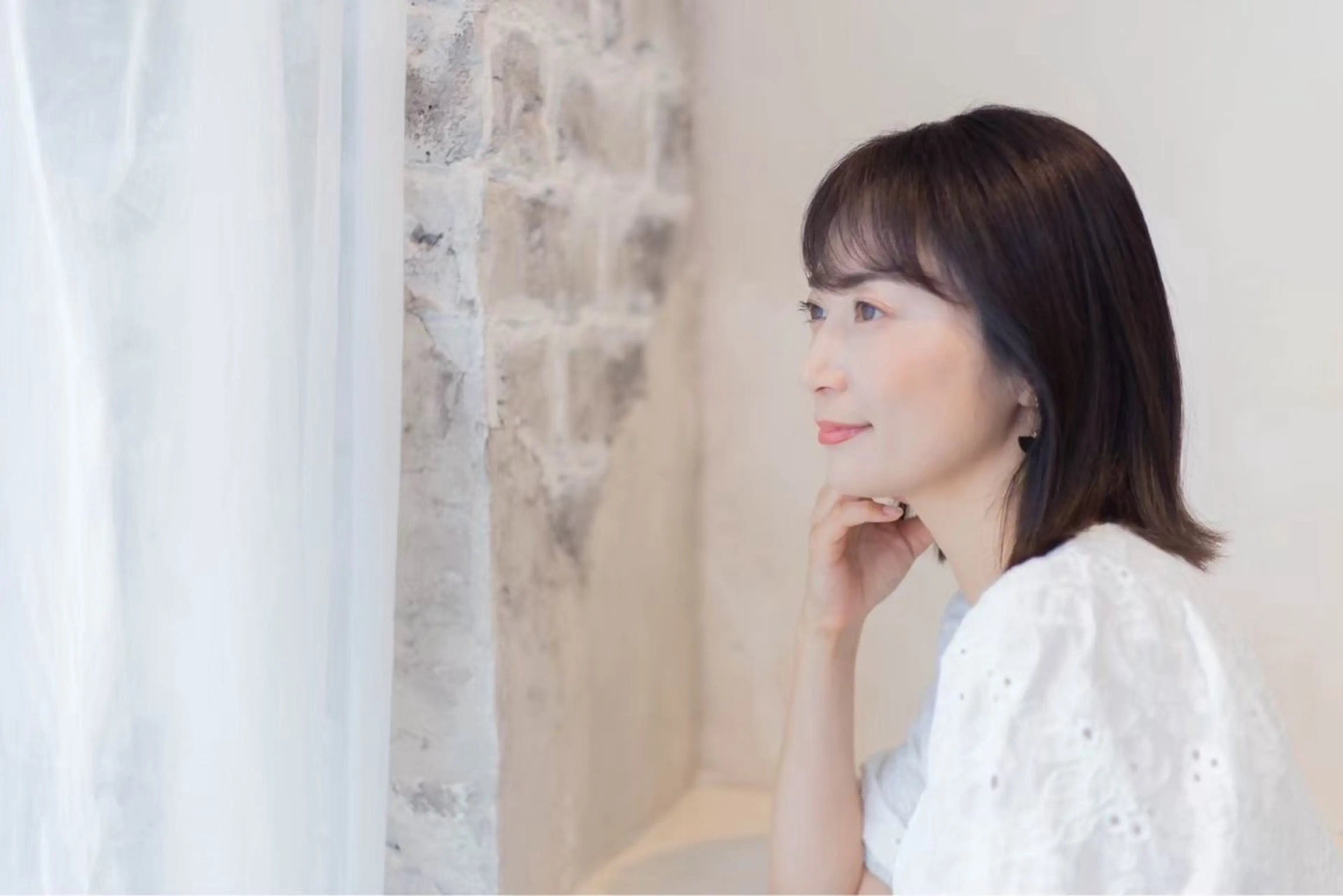 ミディアム カラー こじま ゆあのヘアスタイル