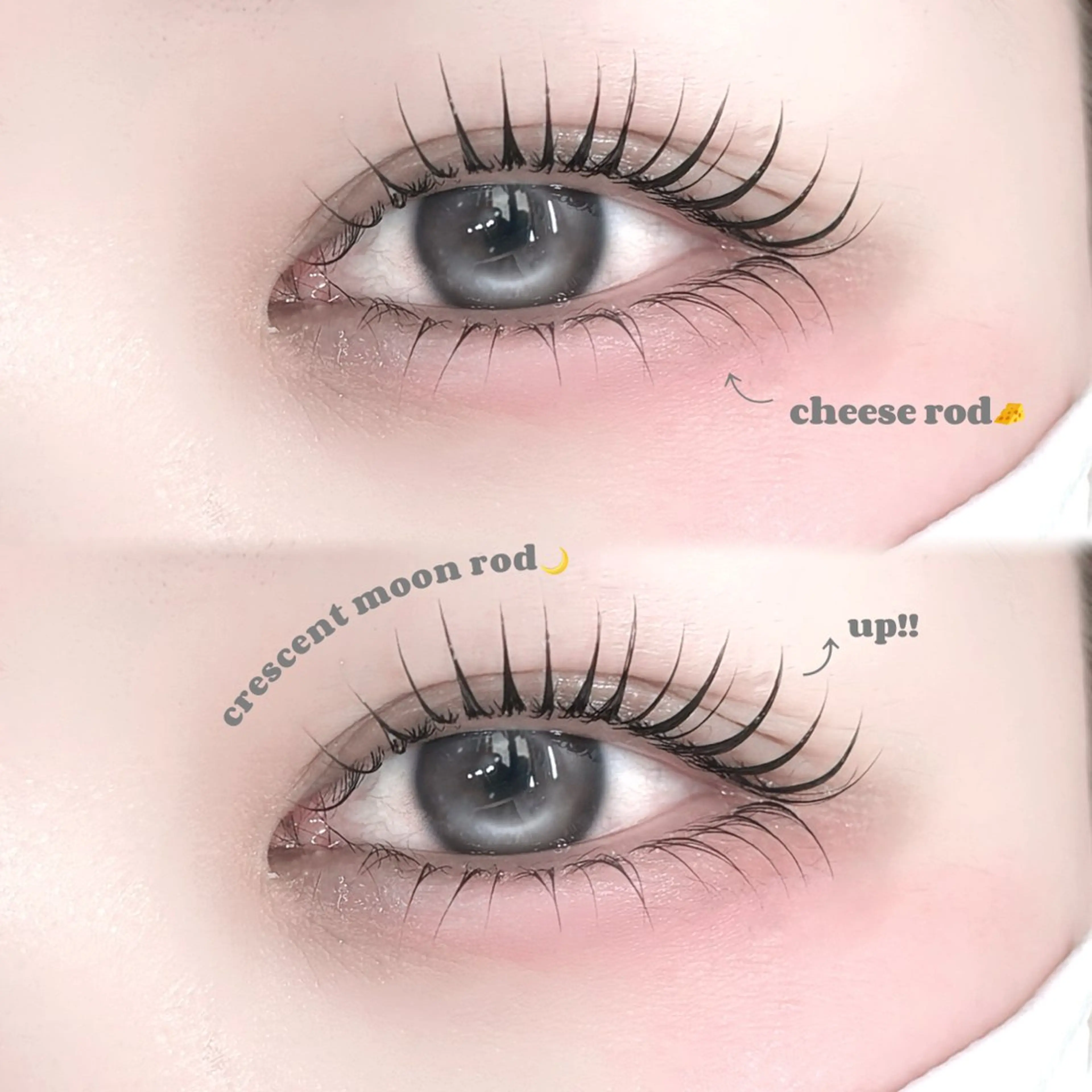 マツエク・マツパ 下まつげエクステ 一重×まつ毛パーマ マツパ 🩶LED＆ダブル フラットRAN🪽のマツエク・マツパデザイン