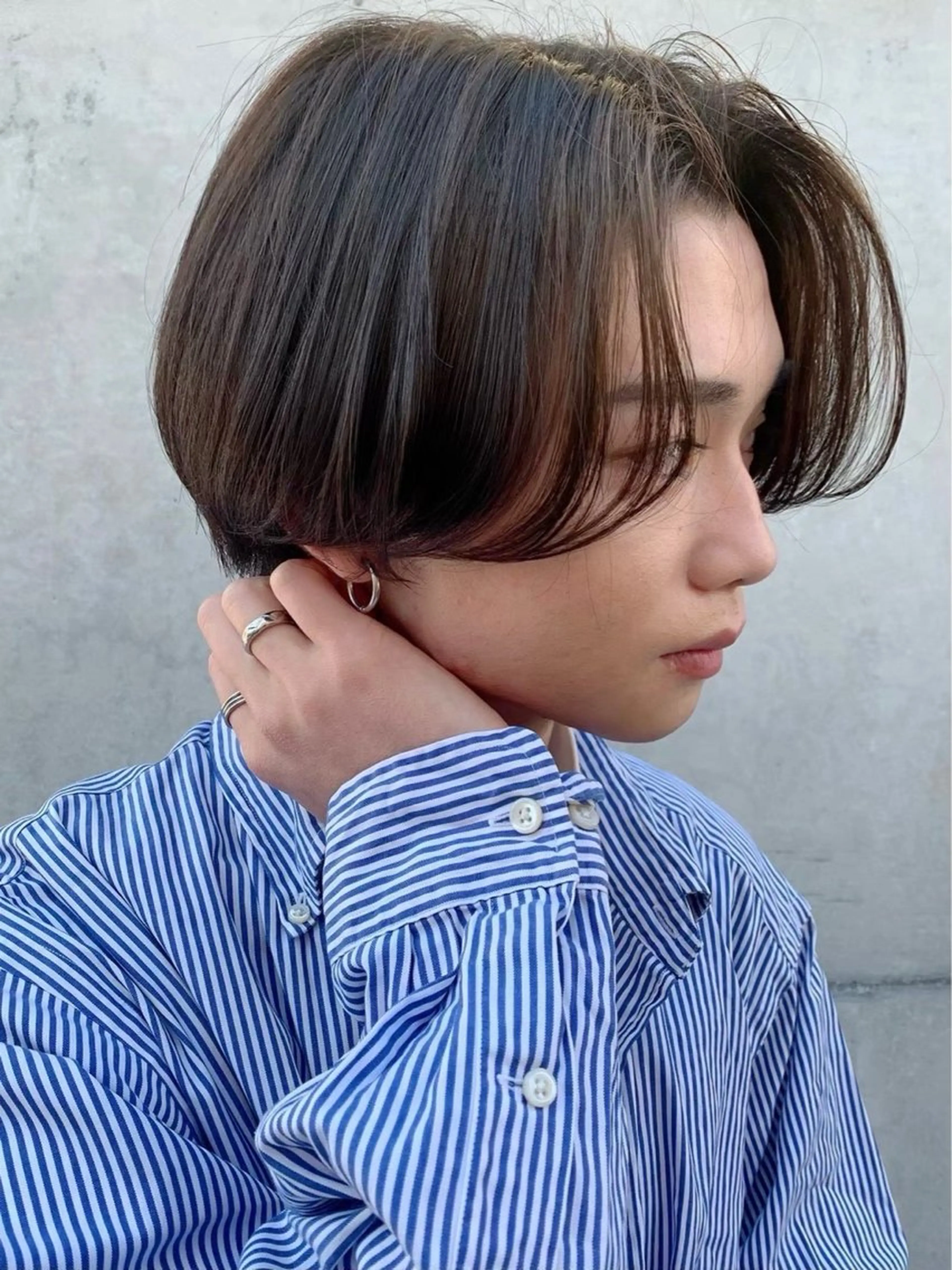 ショート パーマ メンズ カット パーマ hair&eye🎀 /momoKaのヘアスタイル