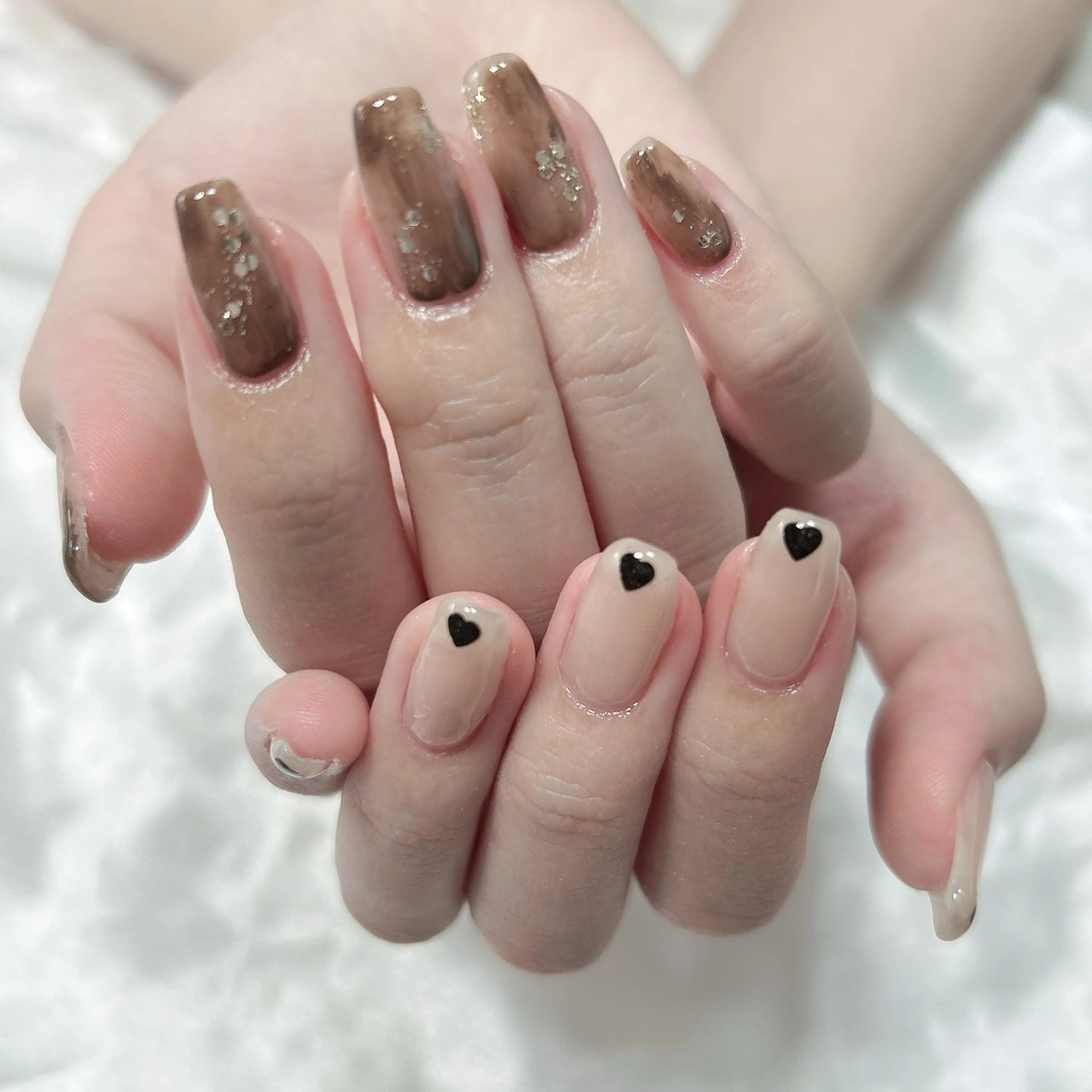 ネイル 持ち込み ハンドネイル フットネイル Adite nailのネイルデザイン