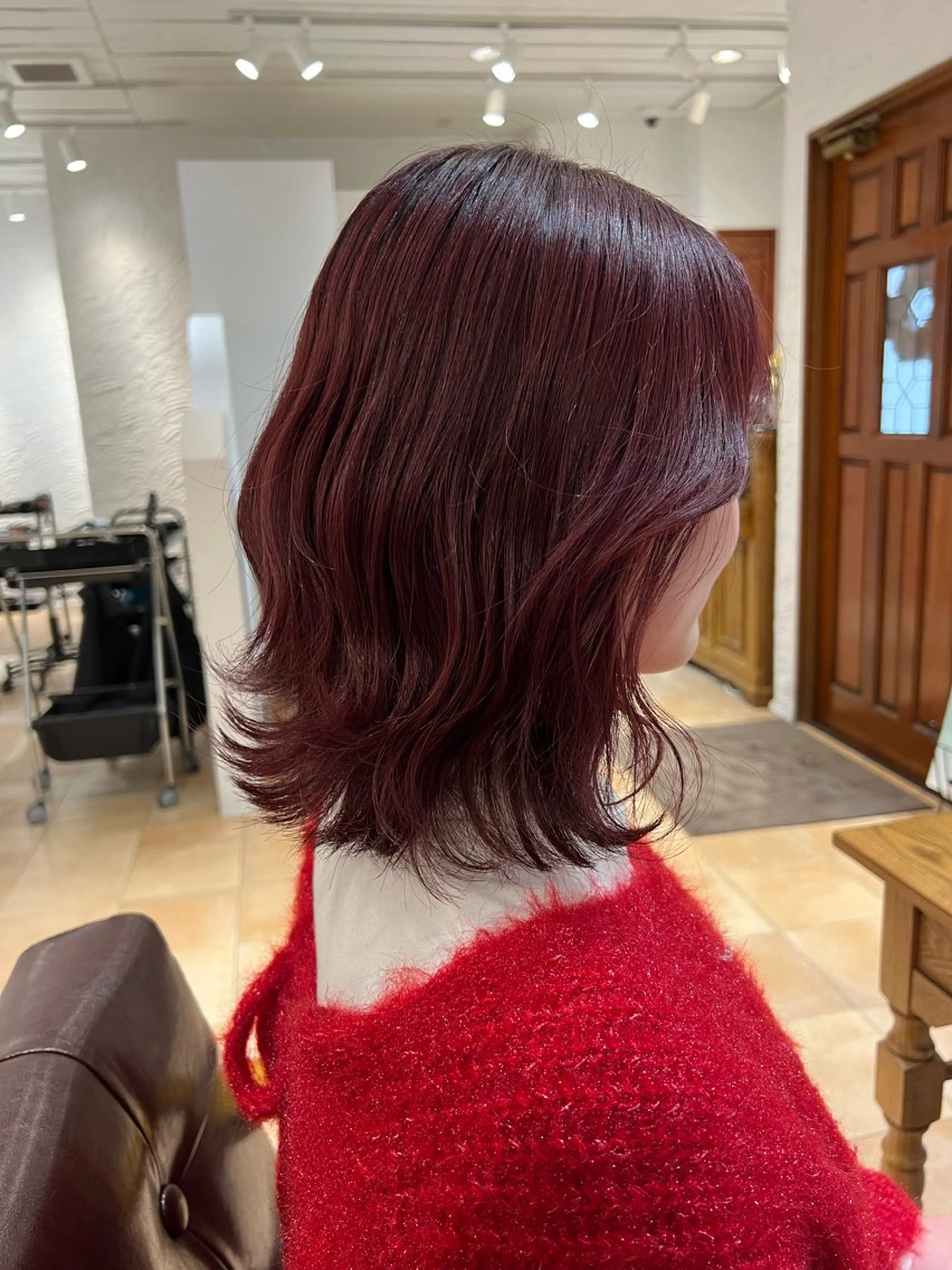 ミディアム カラー 🥀韓国ヘア🥀 宮津真菜のヘアスタイル