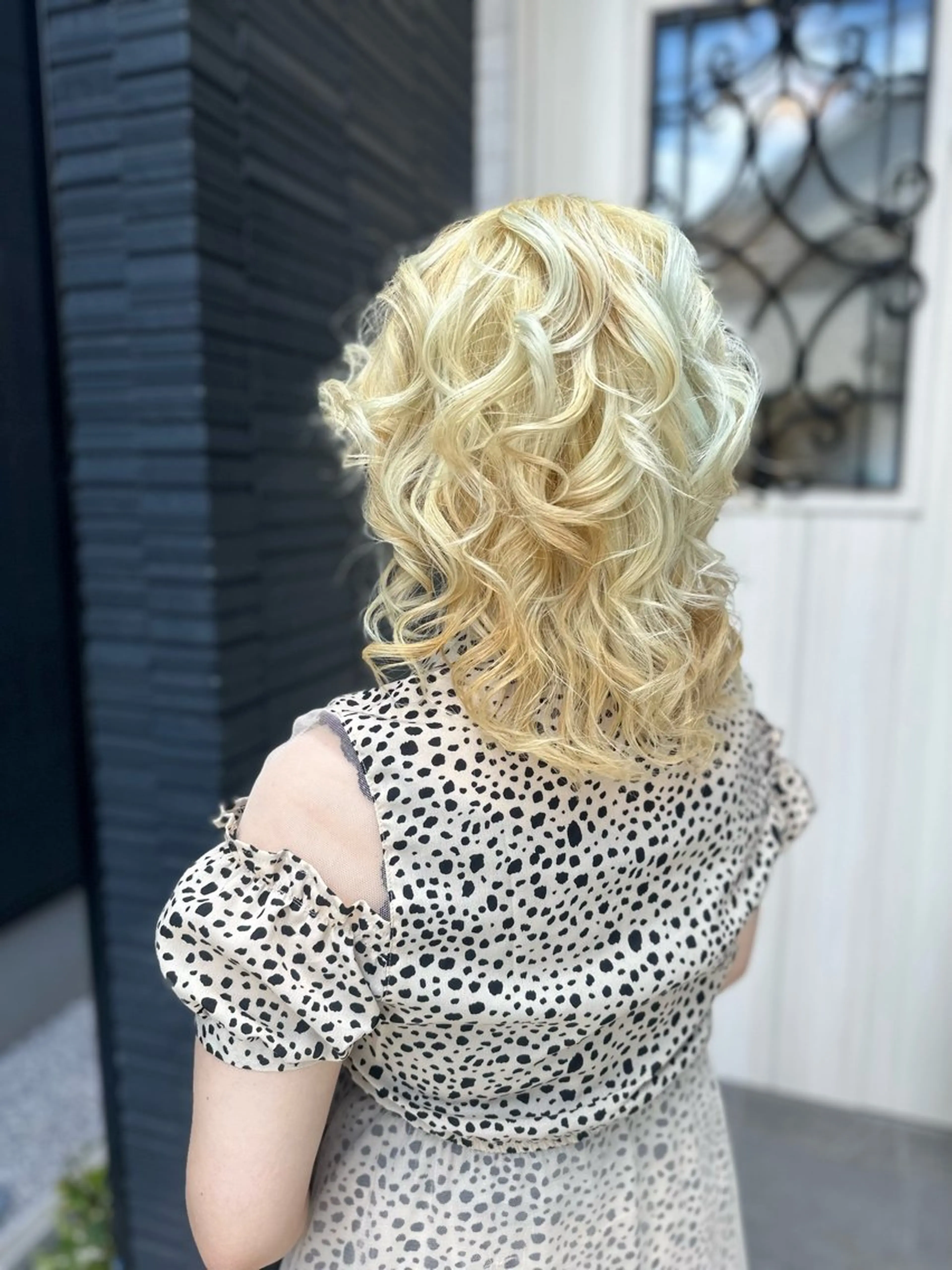 ミディアム ヘアカラー K Harukaのヘアスタイル
