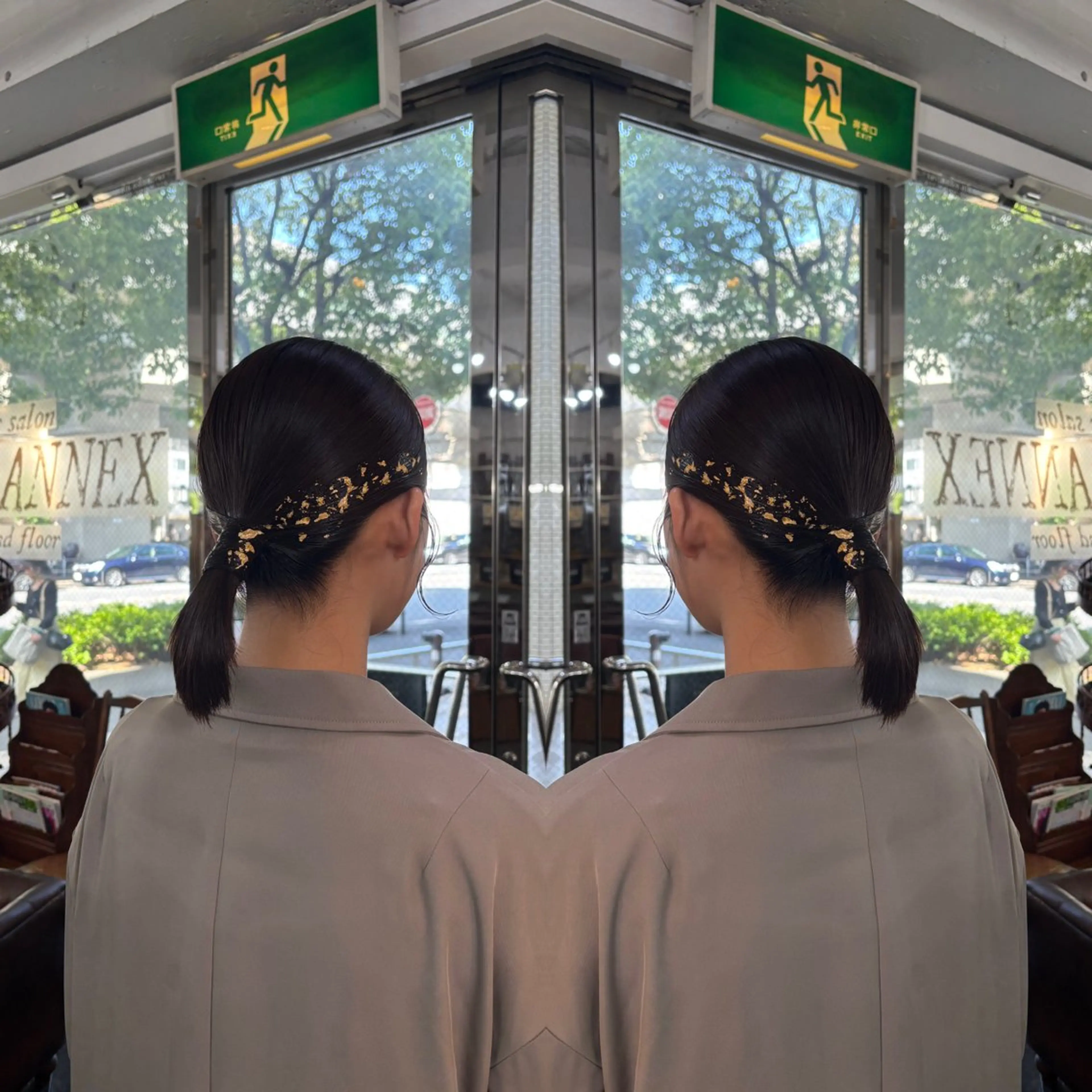 ショート ヘアアレンジ 💎ハイトーン/艶 カラー モエカ💎のヘアスタイル