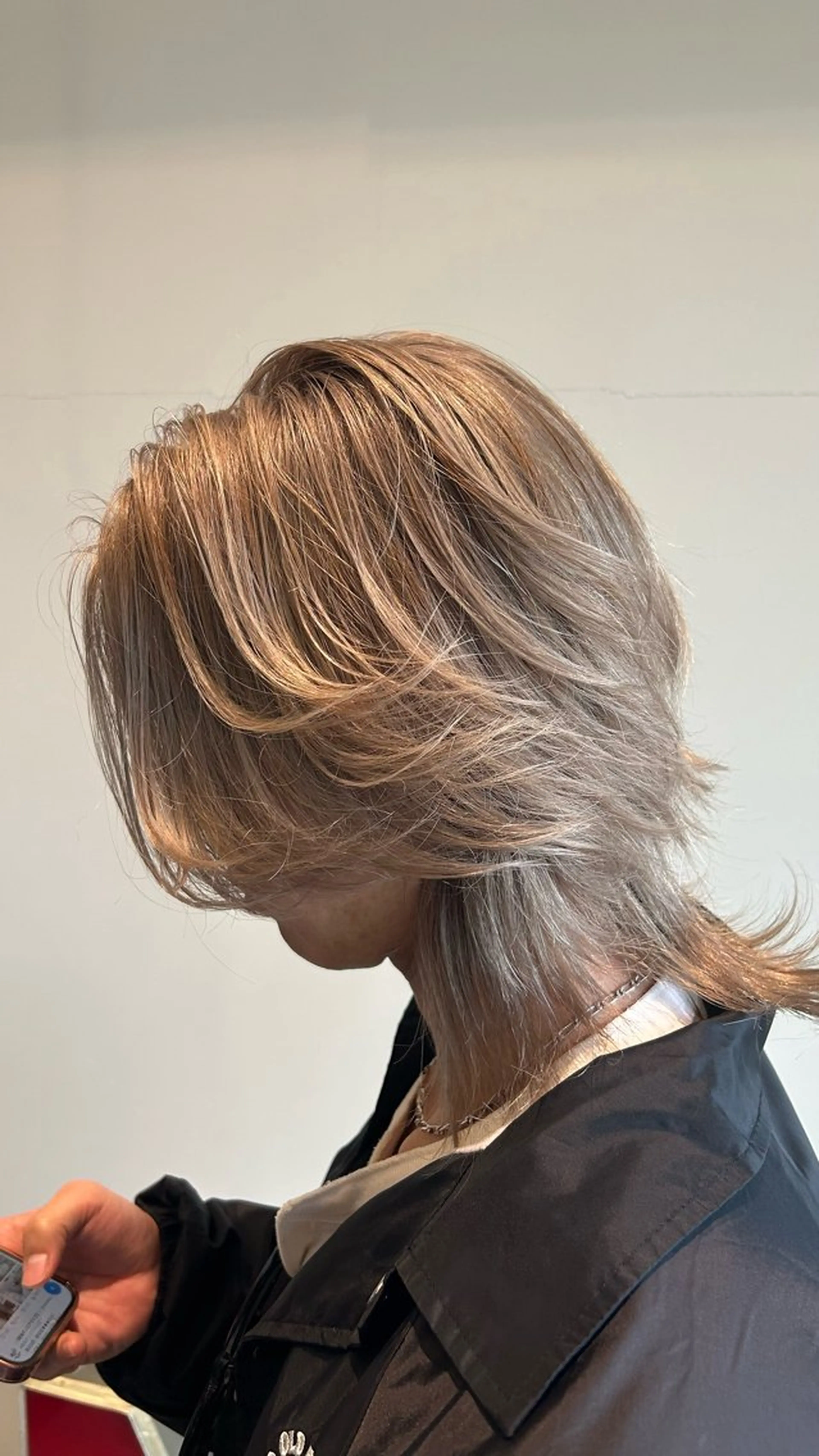 ショート メンズ ヘアカラー 嶋崎 楓也のヘアスタイル