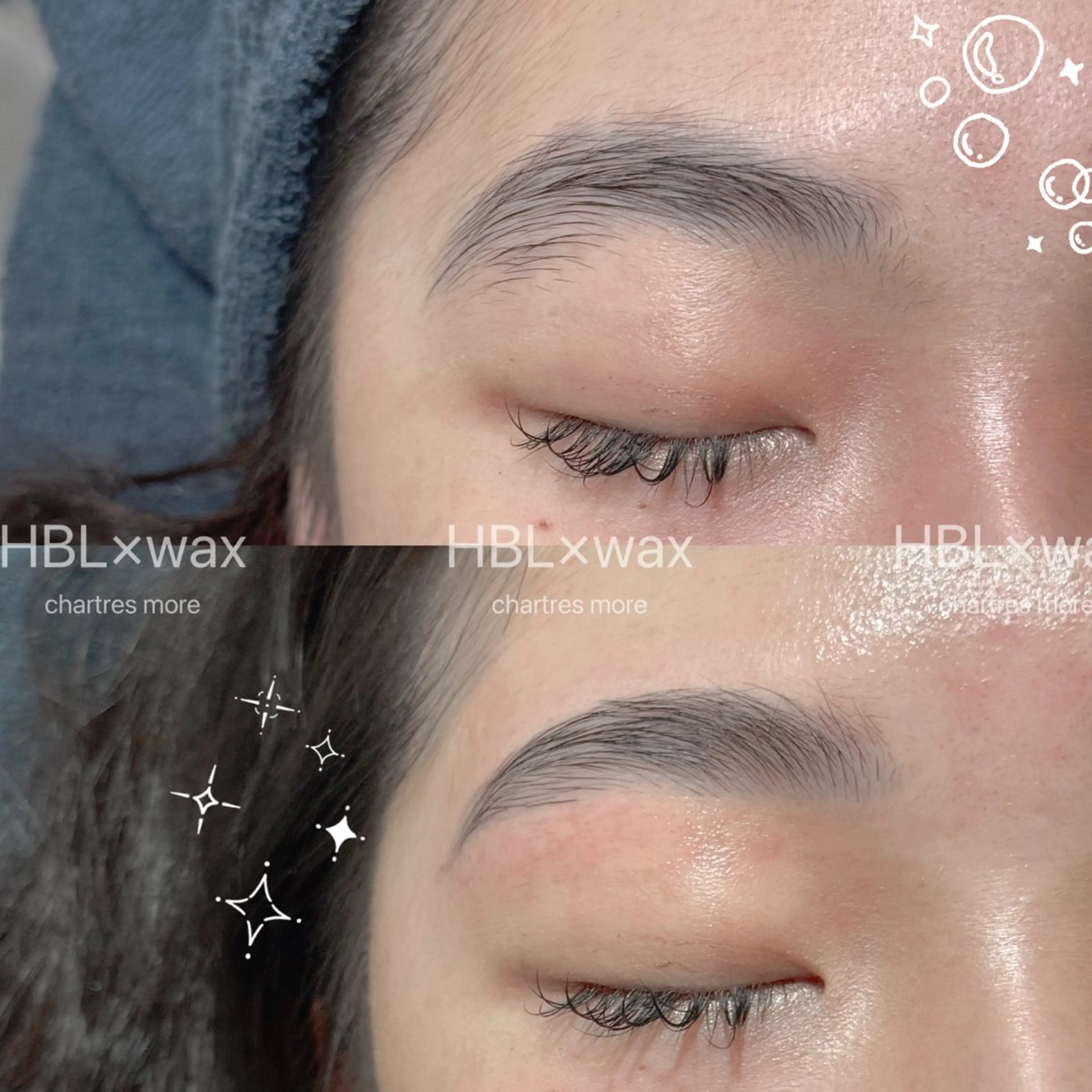 眉毛のwax 脱毛のみの写真