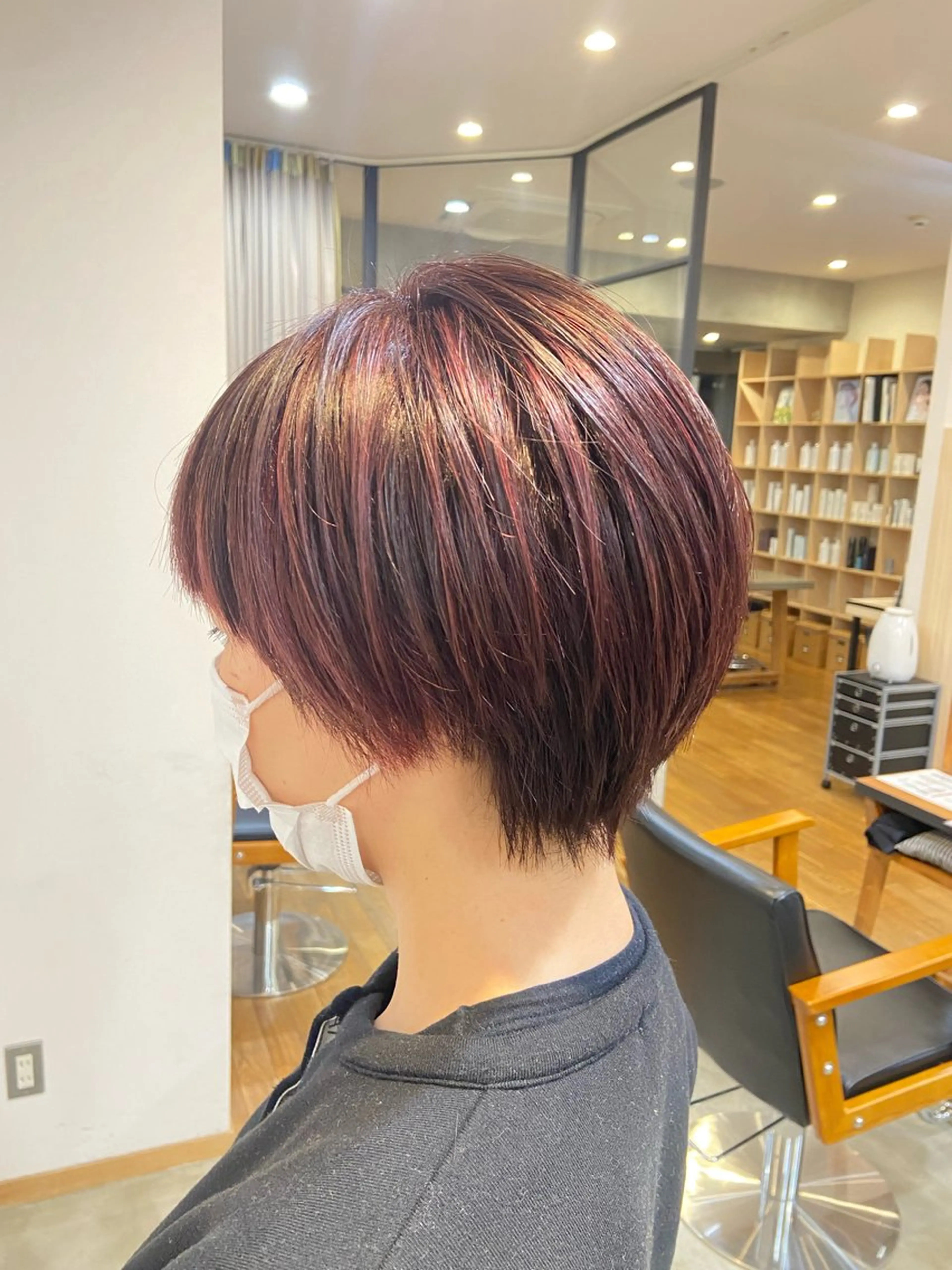 ショート カット ヘアカラー ショート⭐️ボブ ✁遠藤奏海✃のヘアスタイル