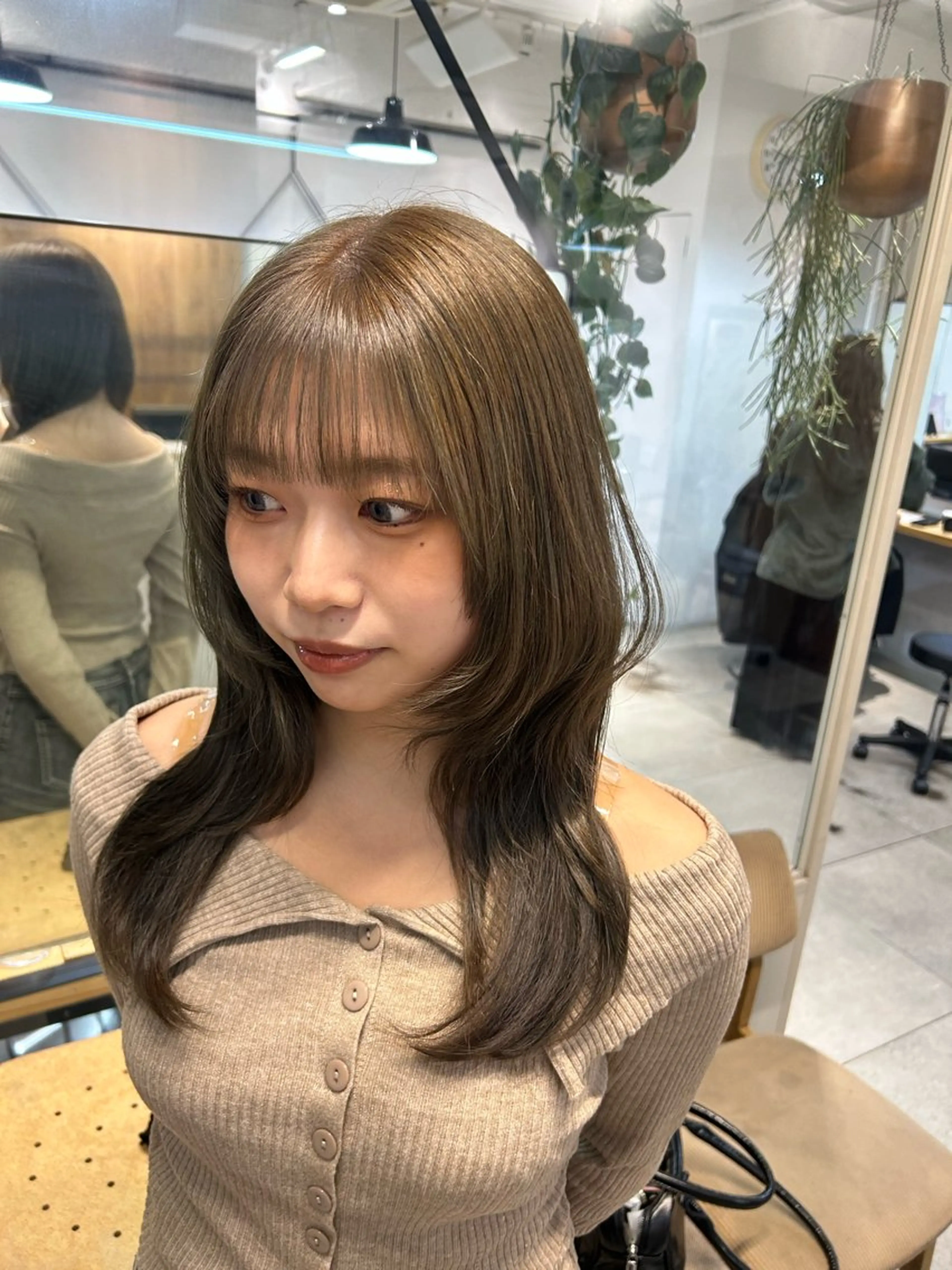 【フルコース‼️)🫧カット+ブリーチなしダブルカラー+3stepトリートメント🫧の写真