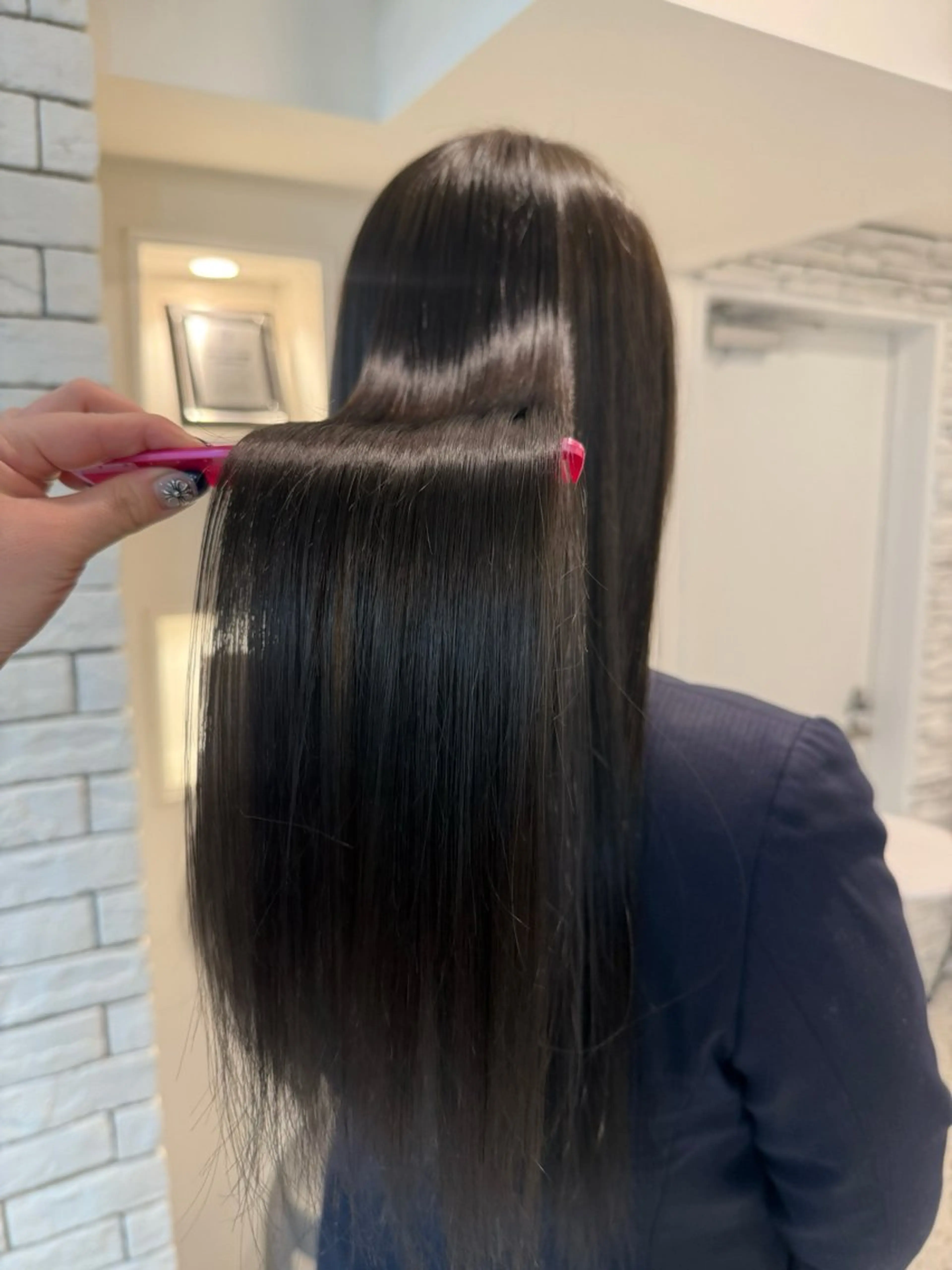 ロング カラー ベージュカラー オリーブベージュ ヘアカラー 透明感カラー/ RIKO🌺🥥のヘアスタイル