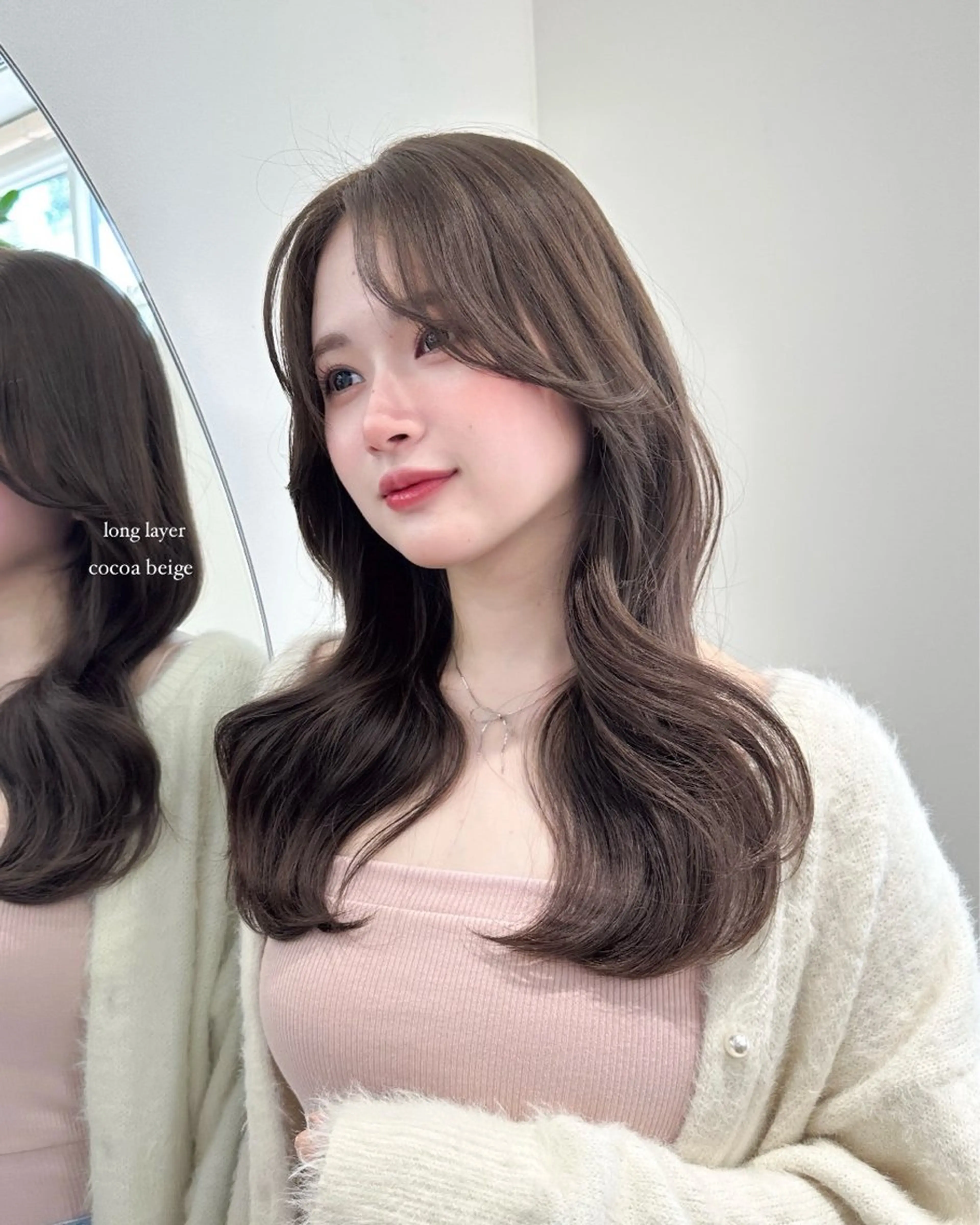 ロング カラー ばんちなつ / ボブ/透明感カラーのヘアスタイル