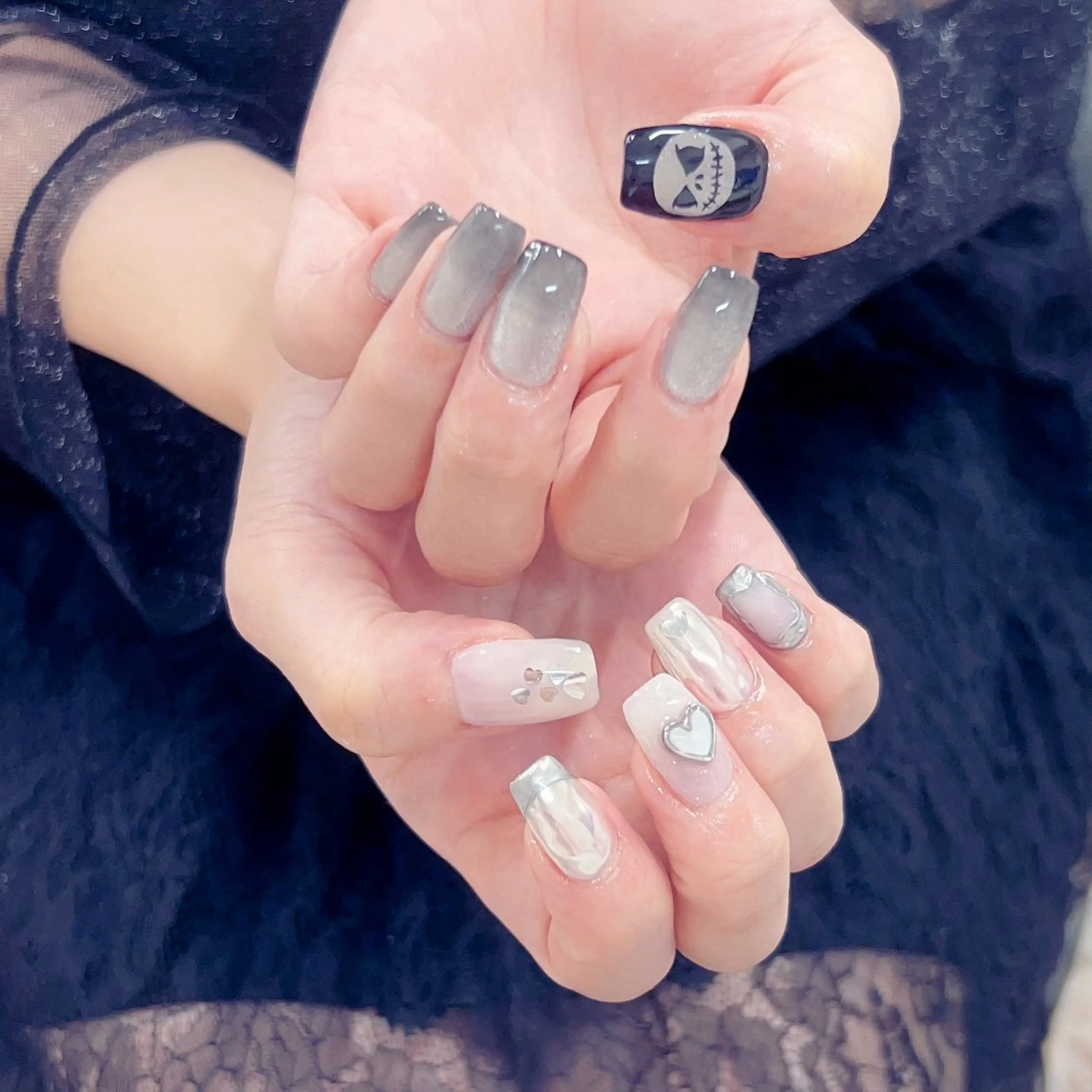 ネイル ハロウィン ハンドネイル muum_nail 新宿2分 三丁目1分のネイルデザイン